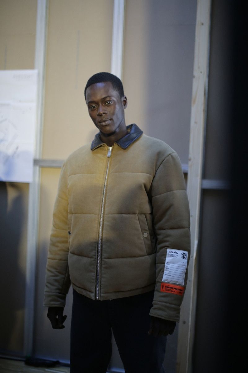 Heron Preston FW’20 HERON PRESTON RUNWAY MOLESKIN PADDED JACKET Size US M / EU 48-50 / 2 - 3 Thumbnail