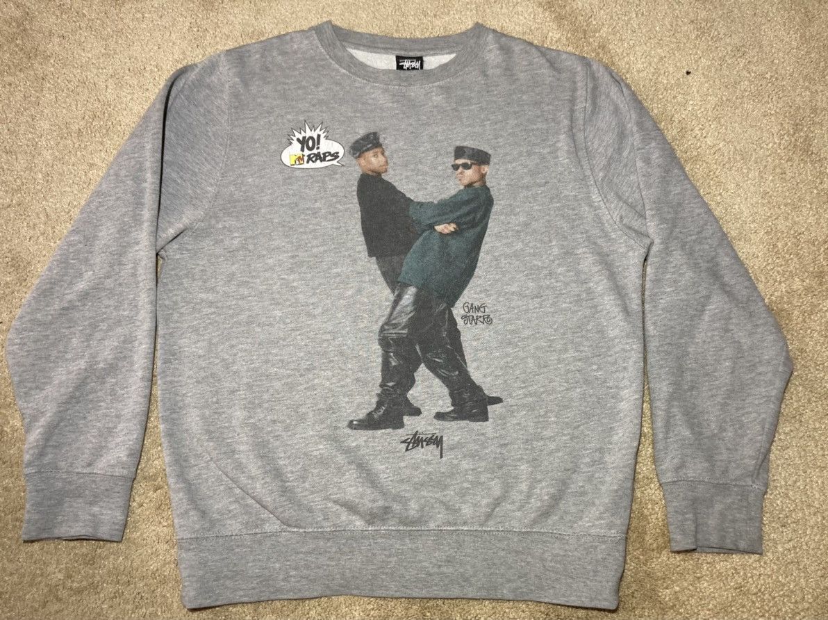 2015 Stussy Gang Starr Sweater DJ Premier Guru Yo MTV Raps, image size:1192x892