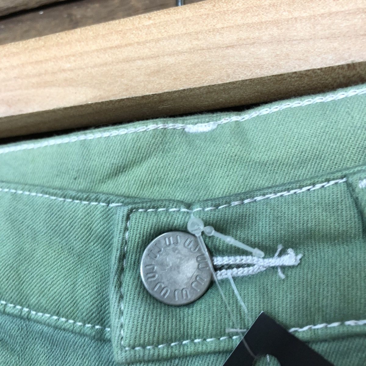 StraightFaded Uniqlo Green faded Multipocket Cargo Pants #4973 Size 26" / US 2 / IT 38 - 8 Thumbnail