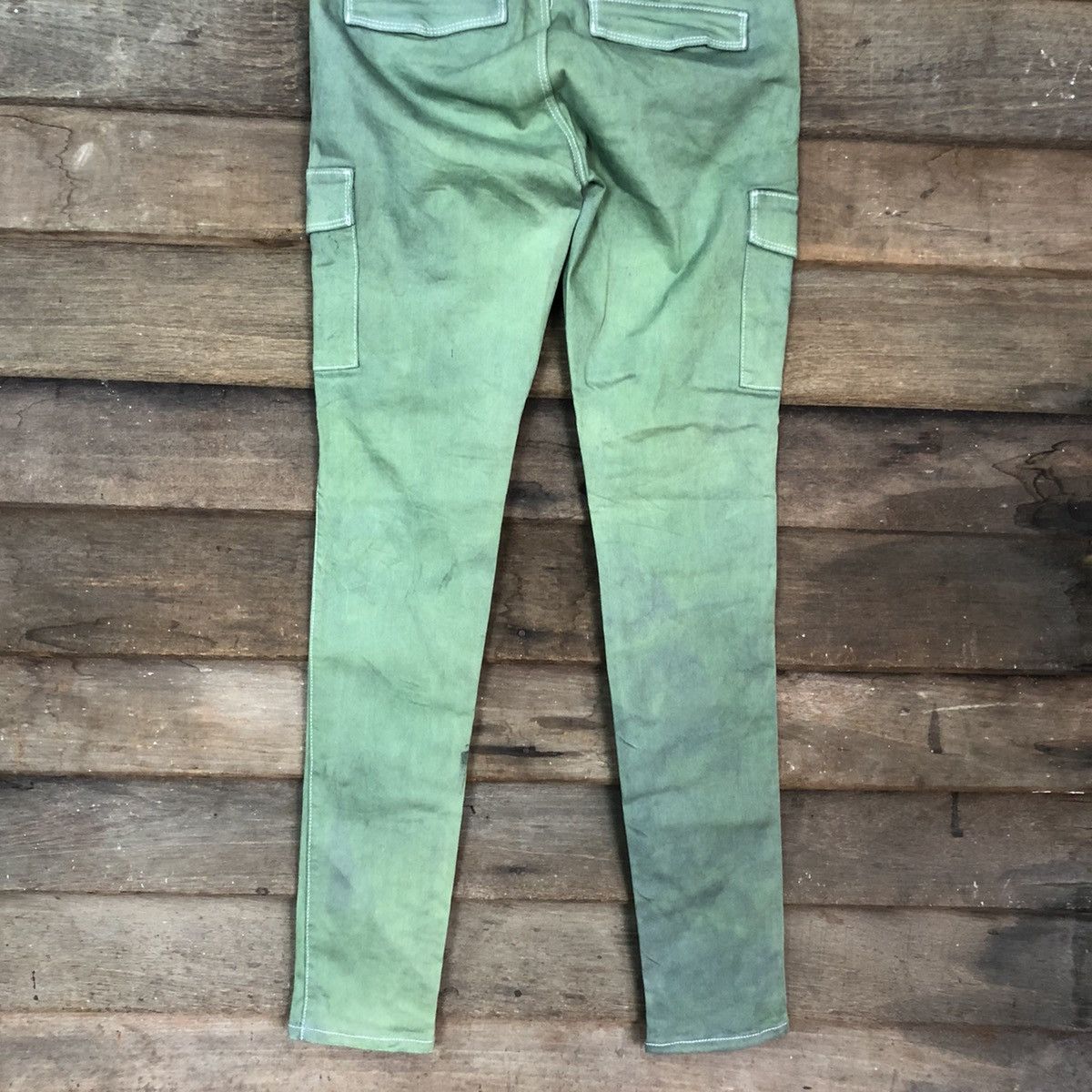StraightFaded Uniqlo Green faded Multipocket Cargo Pants #4973 Size 26" / US 2 / IT 38 - 12 Thumbnail