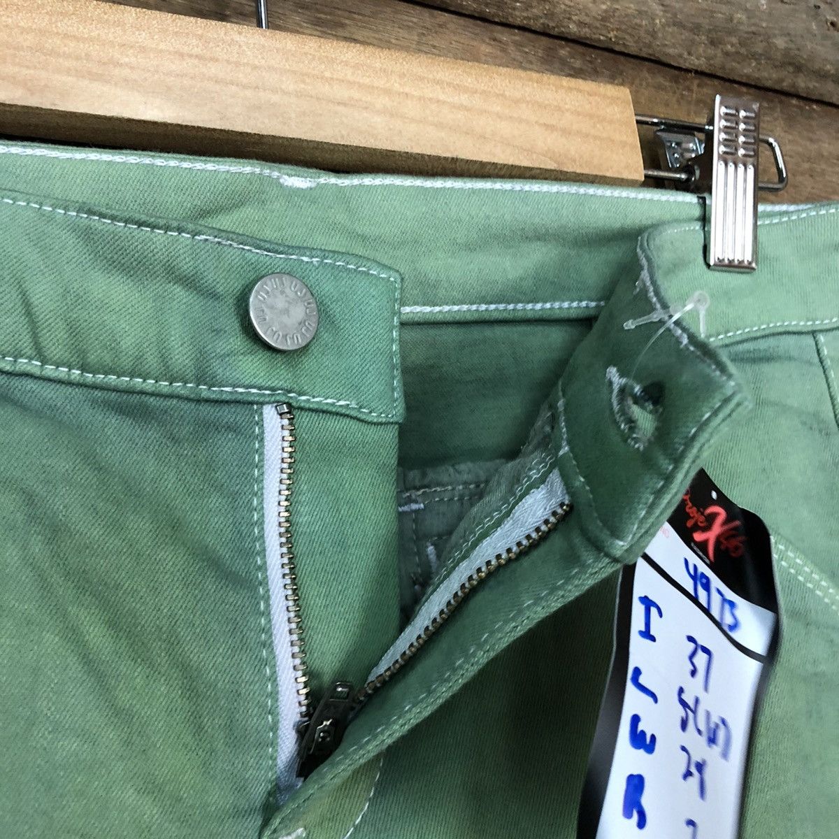 StraightFaded Uniqlo Green faded Multipocket Cargo Pants #4973 Size 26" / US 2 / IT 38 - 9 Thumbnail