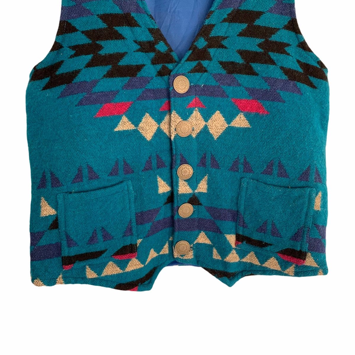 Japanese Brand Japan Titicaca Navajo Aztec Pattern Vest Size US M / EU 48-50 / 2 - 4 Thumbnail