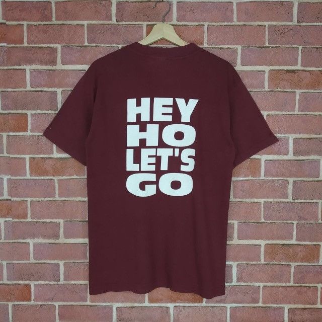 Band Tees Vintage The Ramones Rock N’Roll Hey Ho Lets Go Band Promo Size US M / EU 48-50 / 2 - 2 Thumbnail