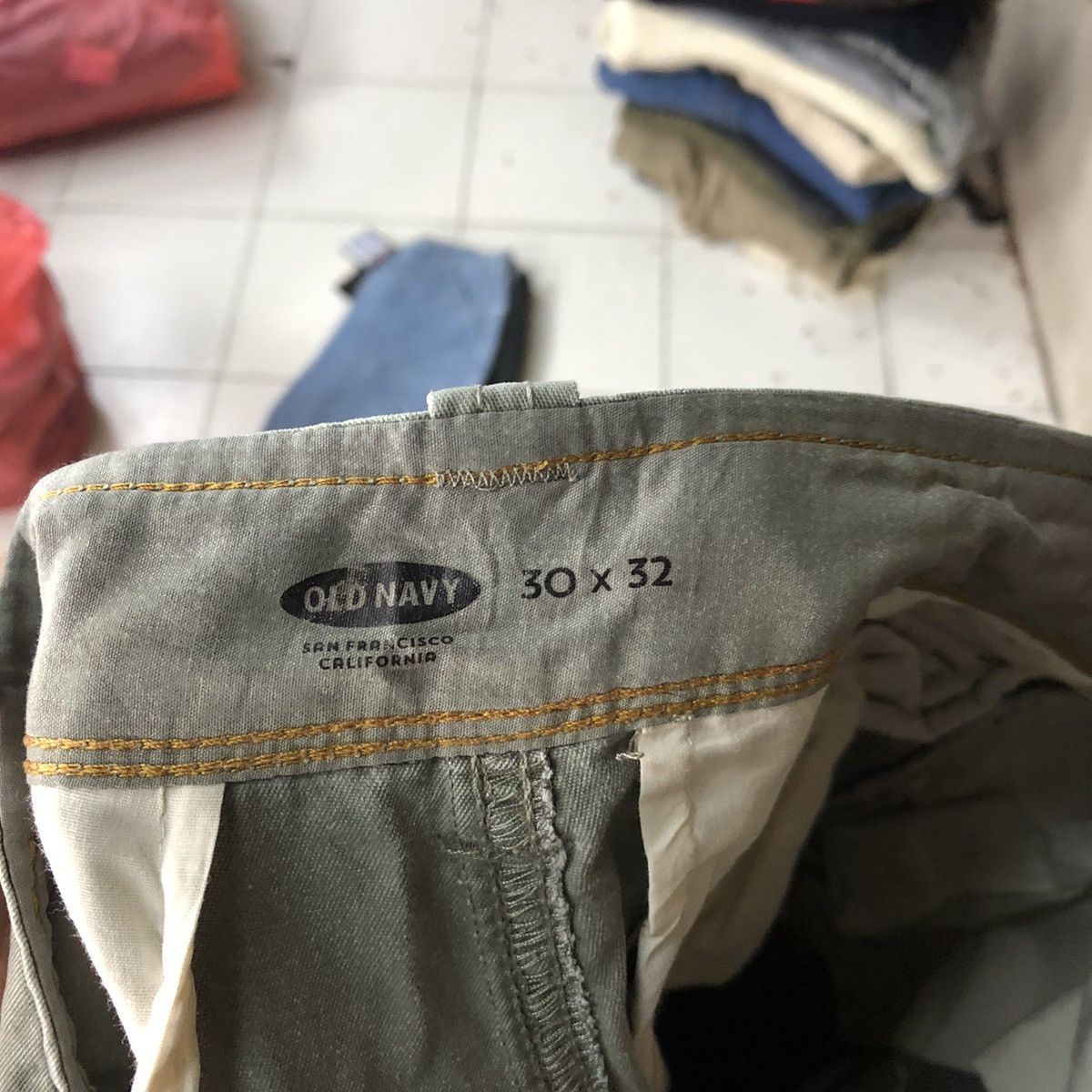 Vintage DL Old Navy thrasher painter worn Grey Cargo Pants #5026 Size US 30 / EU 46 - 20 Thumbnail