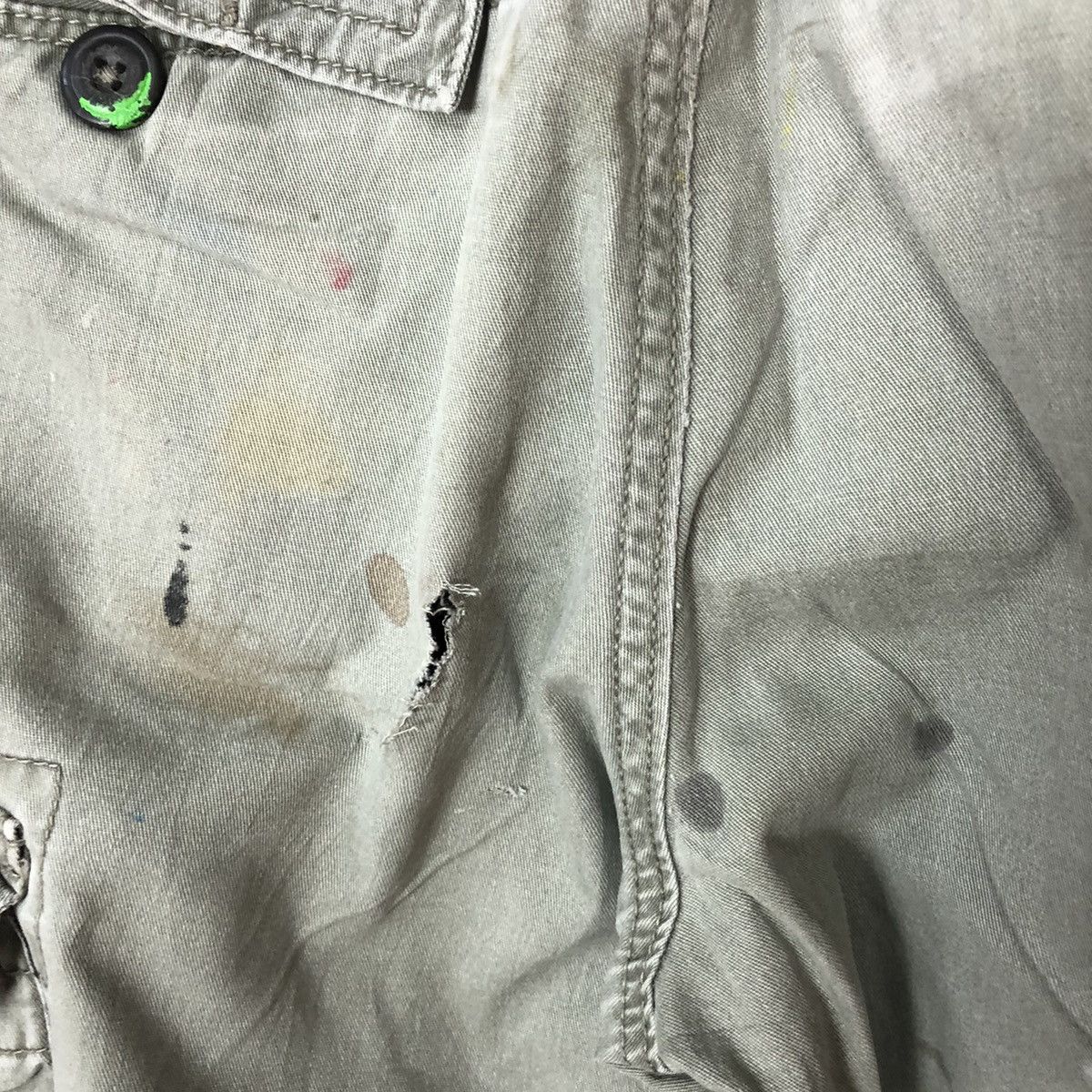 Vintage DL Old Navy thrasher painter worn Grey Cargo Pants #5026 Size US 30 / EU 46 - 18 Thumbnail
