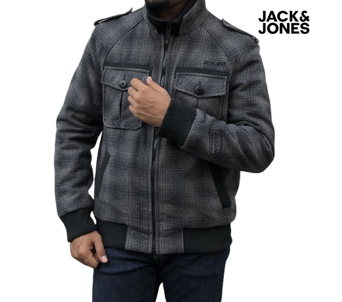 Jack & Jones Jack & Jones Jeans Intelligence Lined Quilted jacket Size US M / EU 48-50 / 2 - 1 Thumbnail
