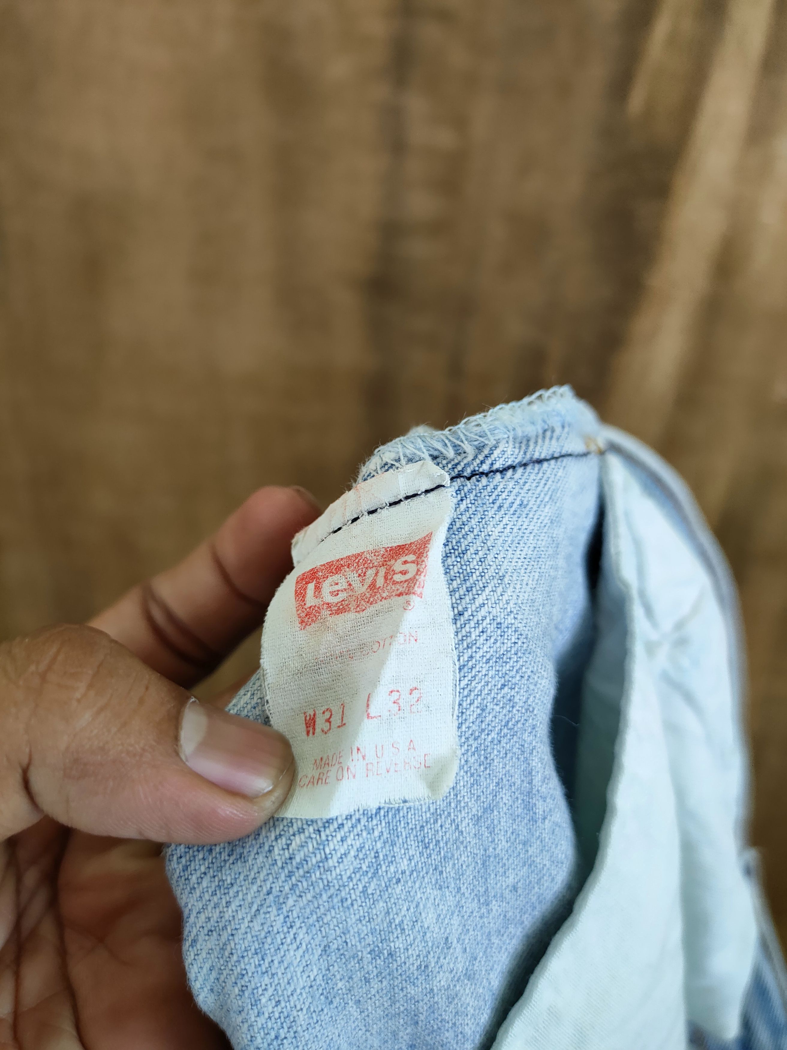 Levi's Levis distressed vintage faded denim pants #46-693 Size US 30 / EU 46 - 15 Thumbnail