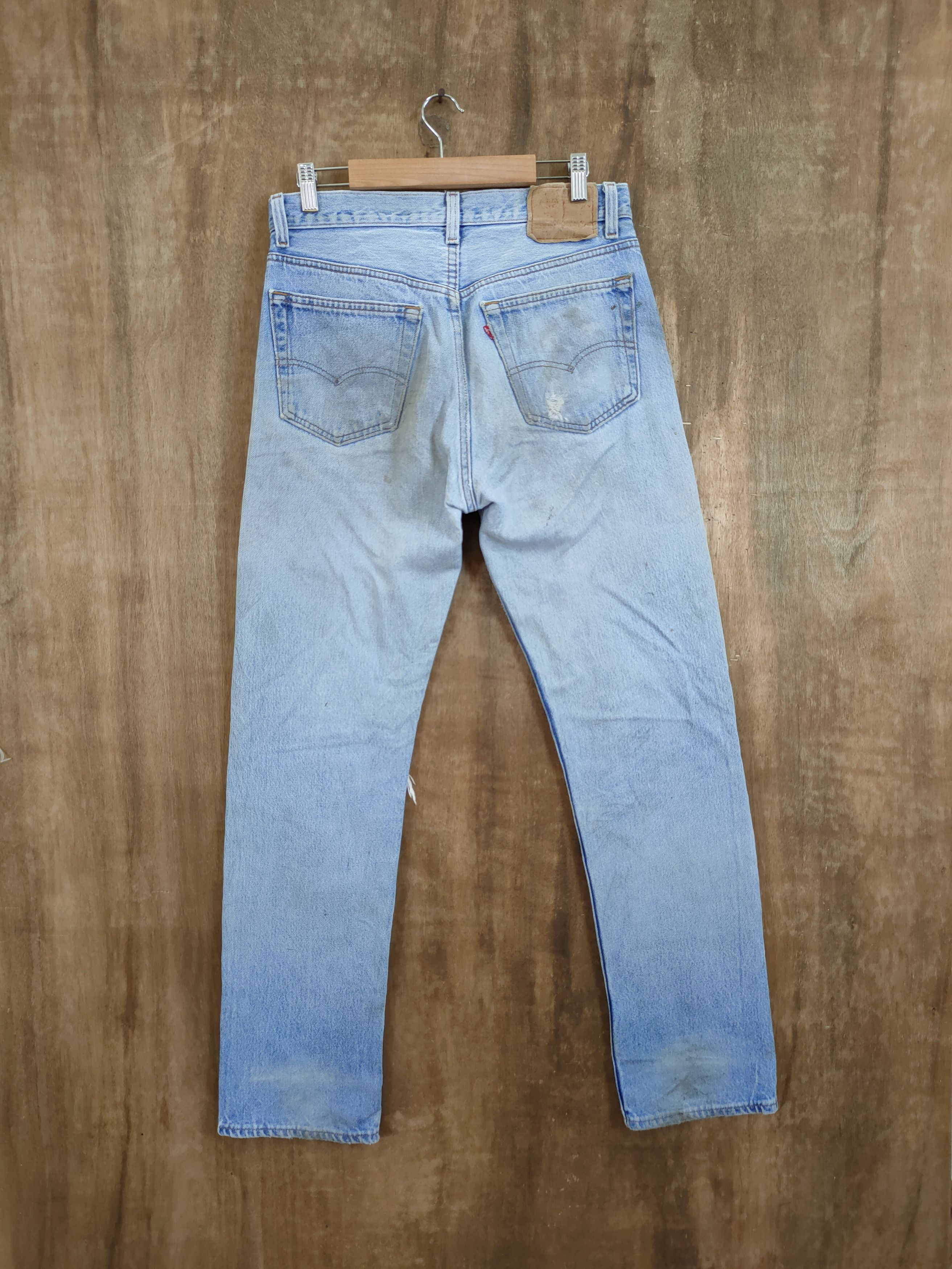 Levi's Levis distressed vintage faded denim pants #46-693 Size US 30 / EU 46 - 9 Thumbnail