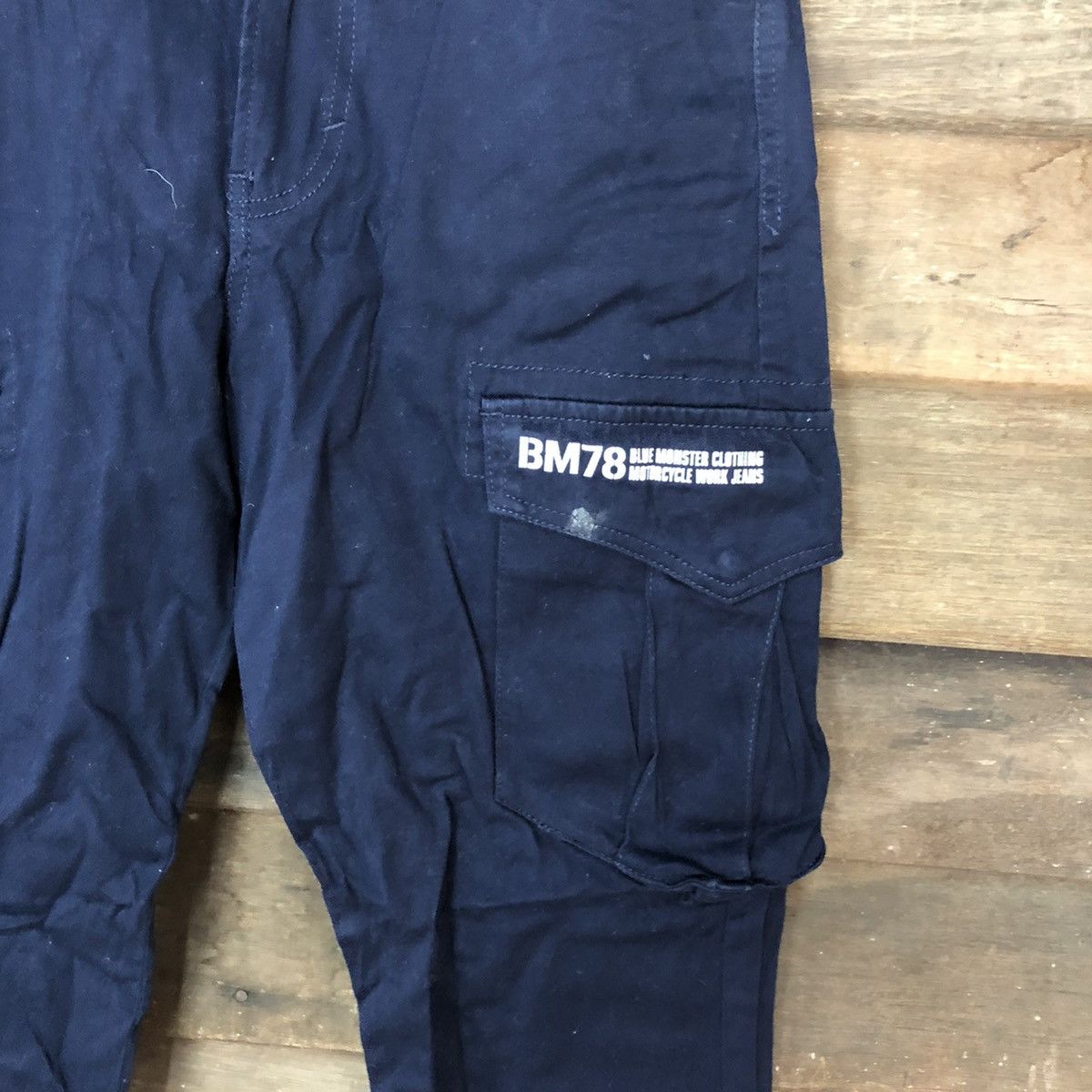 Japanese Brand DL BMC Blue multipocket tactical Cargo Pants #3975 Size US 30 / EU 46 - 7 Thumbnail