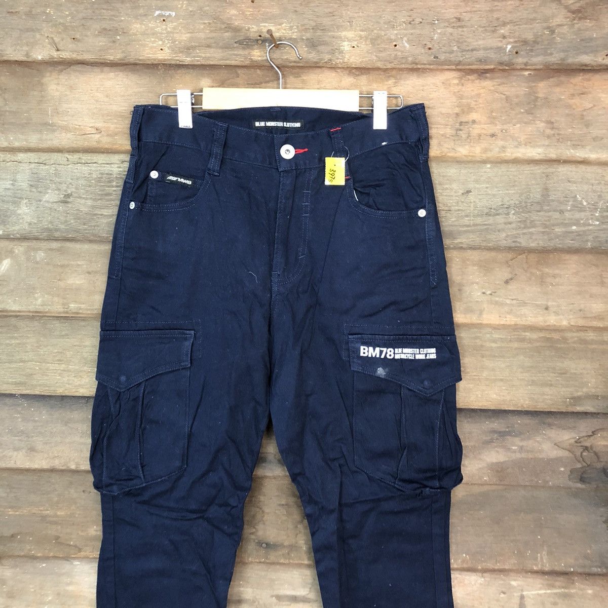 Japanese Brand DL BMC Blue multipocket tactical Cargo Pants #3975 Size US 30 / EU 46 - 2 Thumbnail