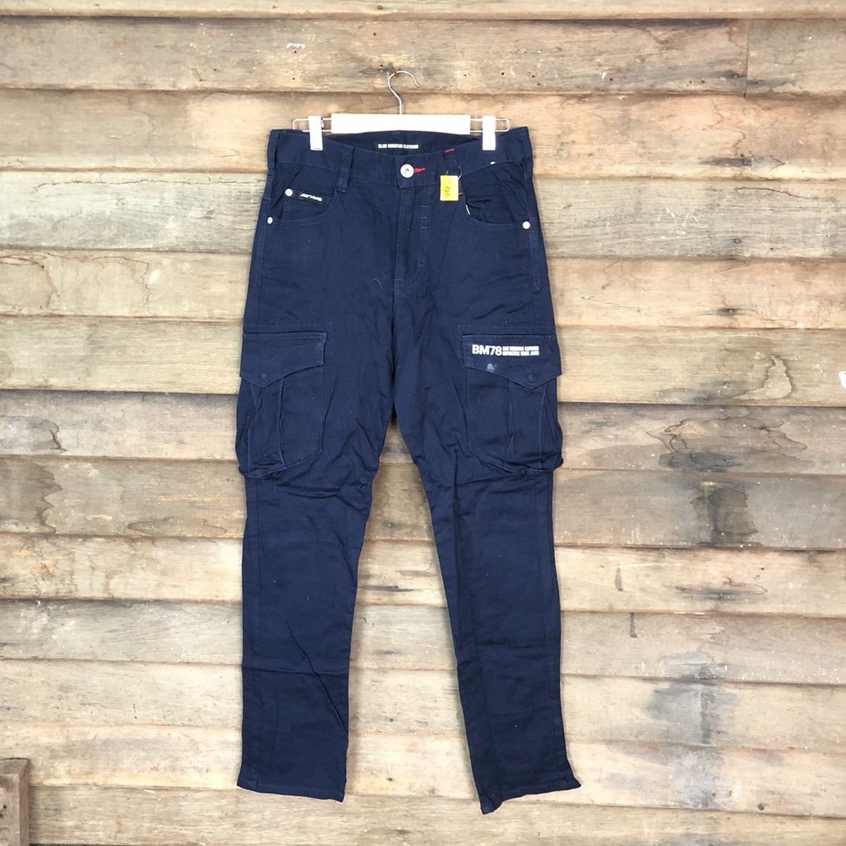 Japanese Brand DL BMC Blue multipocket tactical Cargo Pants #3975 Size US 30 / EU 46 - 1 Thumbnail