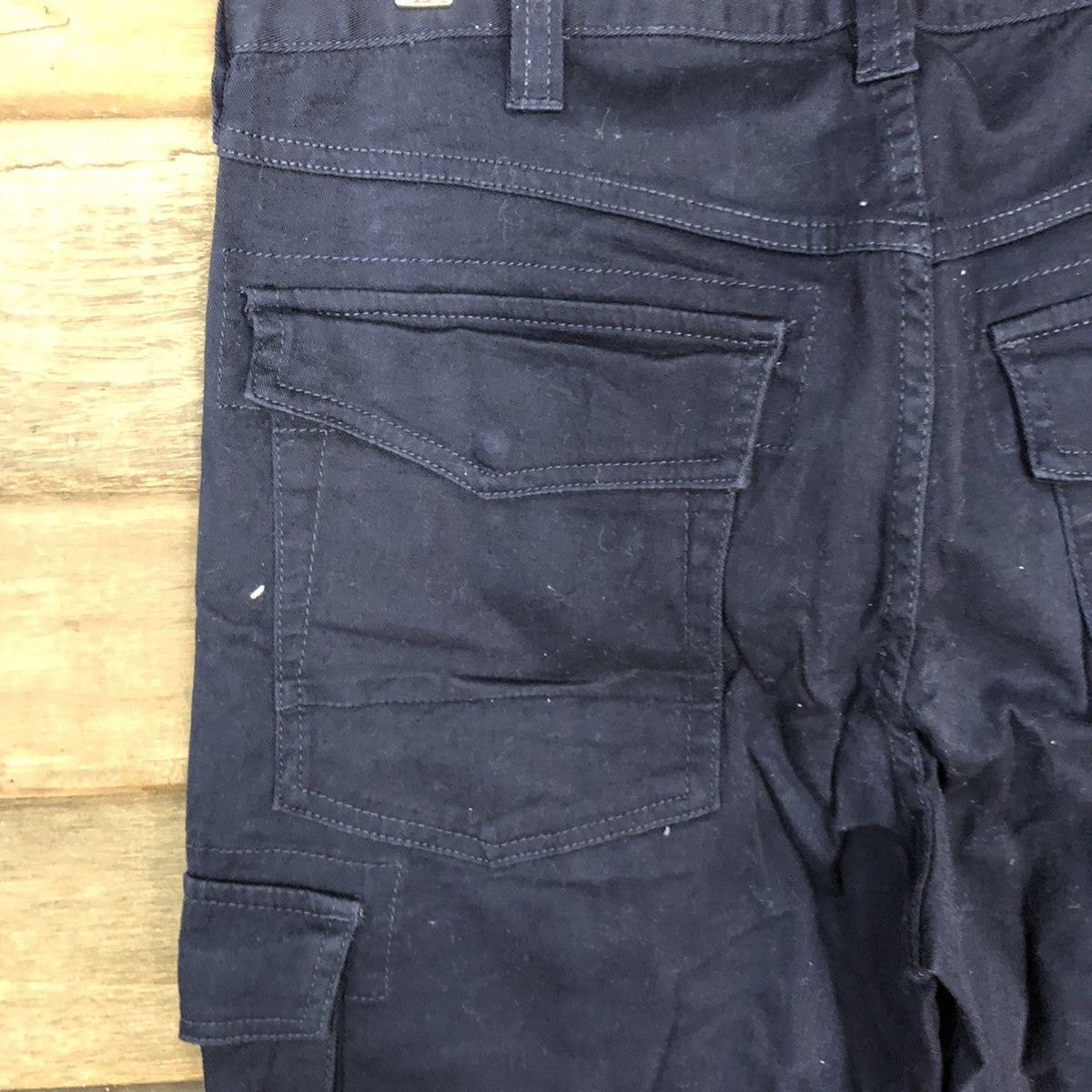 Japanese Brand DL BMC Blue multipocket tactical Cargo Pants #3975 Size US 30 / EU 46 - 14 Thumbnail