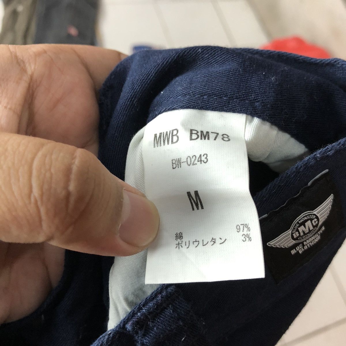 Japanese Brand DL BMC Blue multipocket tactical Cargo Pants #3975 Size US 30 / EU 46 - 18 Thumbnail