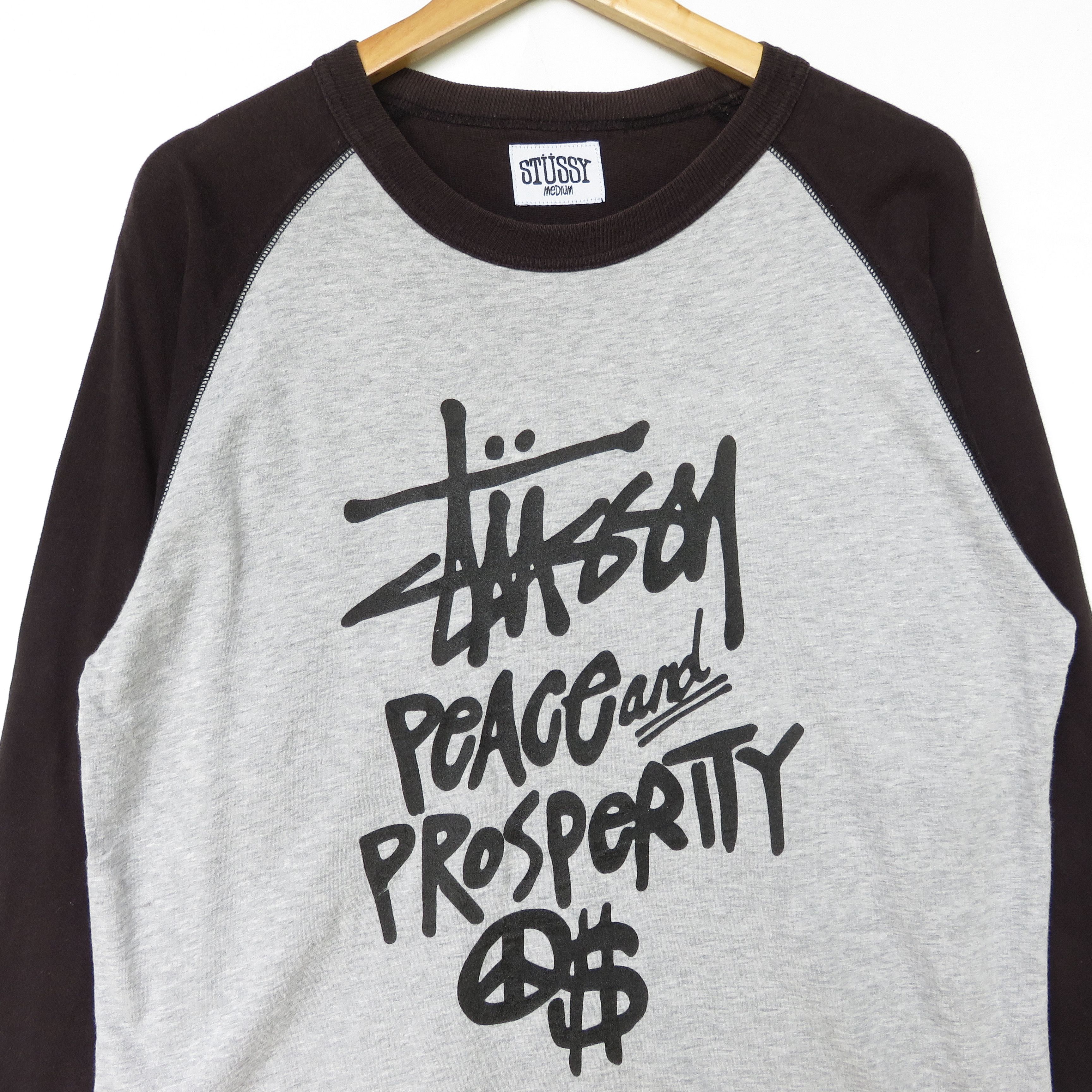 Stussy Stussy Peace And Prosperity Sweater Size US M / EU 48-50 / 2 - 2 Thumbnail