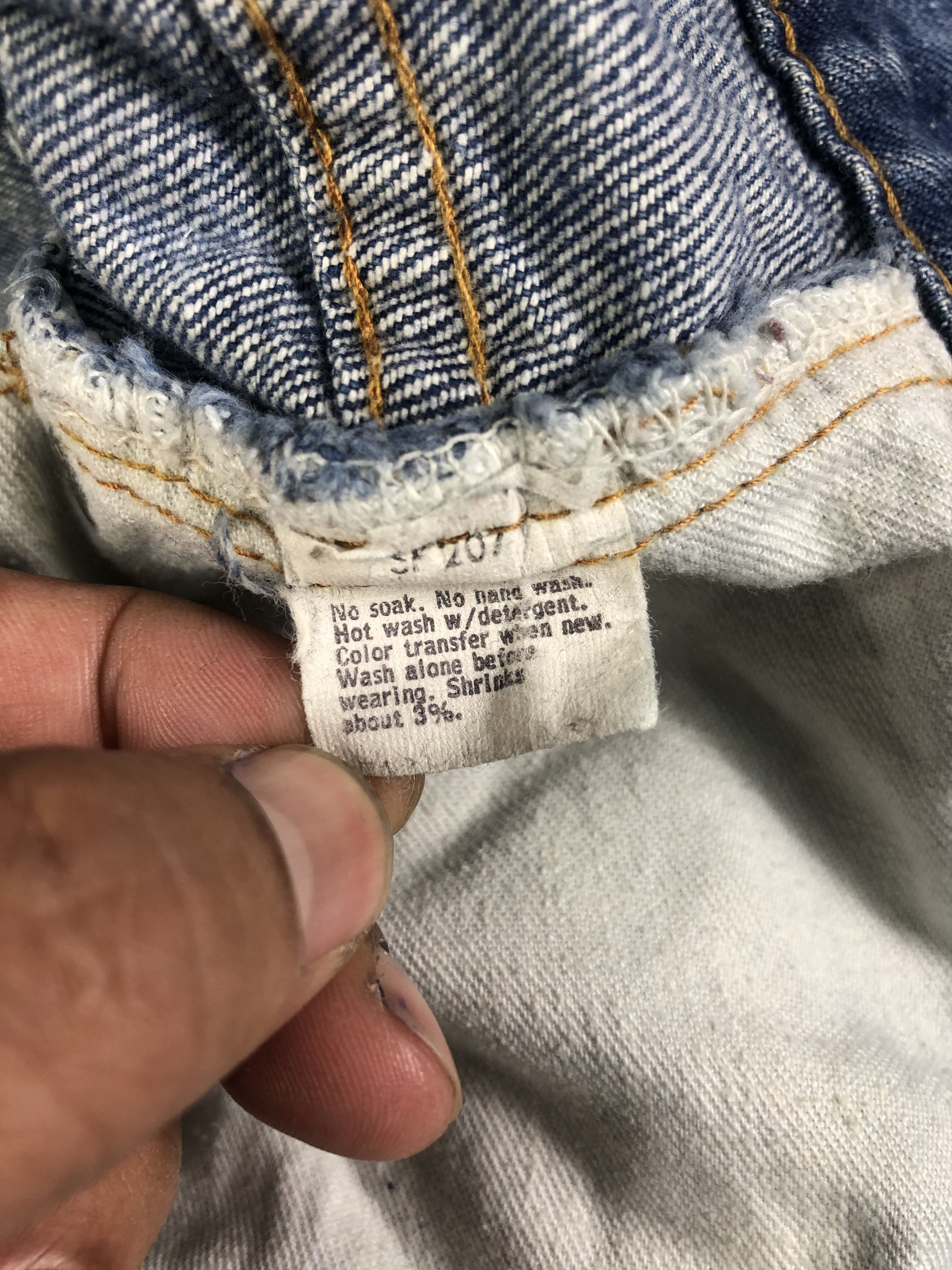 Levi's Wash Blue Vintage Levis 517 Flare Talon Zip Jeans 42x29.5 Size US 42 / EU 58 - 4 Thumbnail