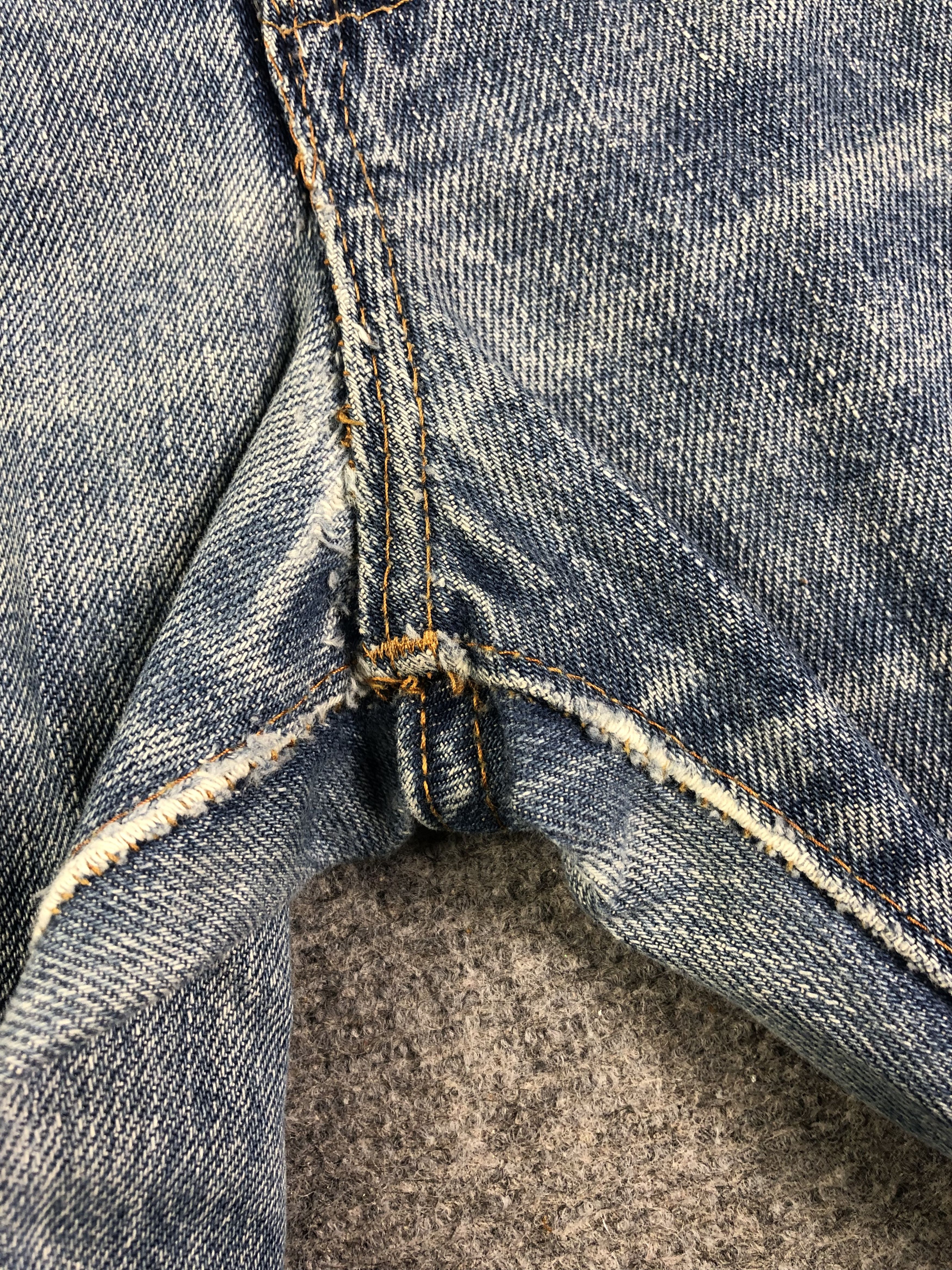 Levi's Wash Blue Vintage Levis 517 Flare Talon Zip Jeans 42x29.5 Size US 42 / EU 58 - 8 Thumbnail