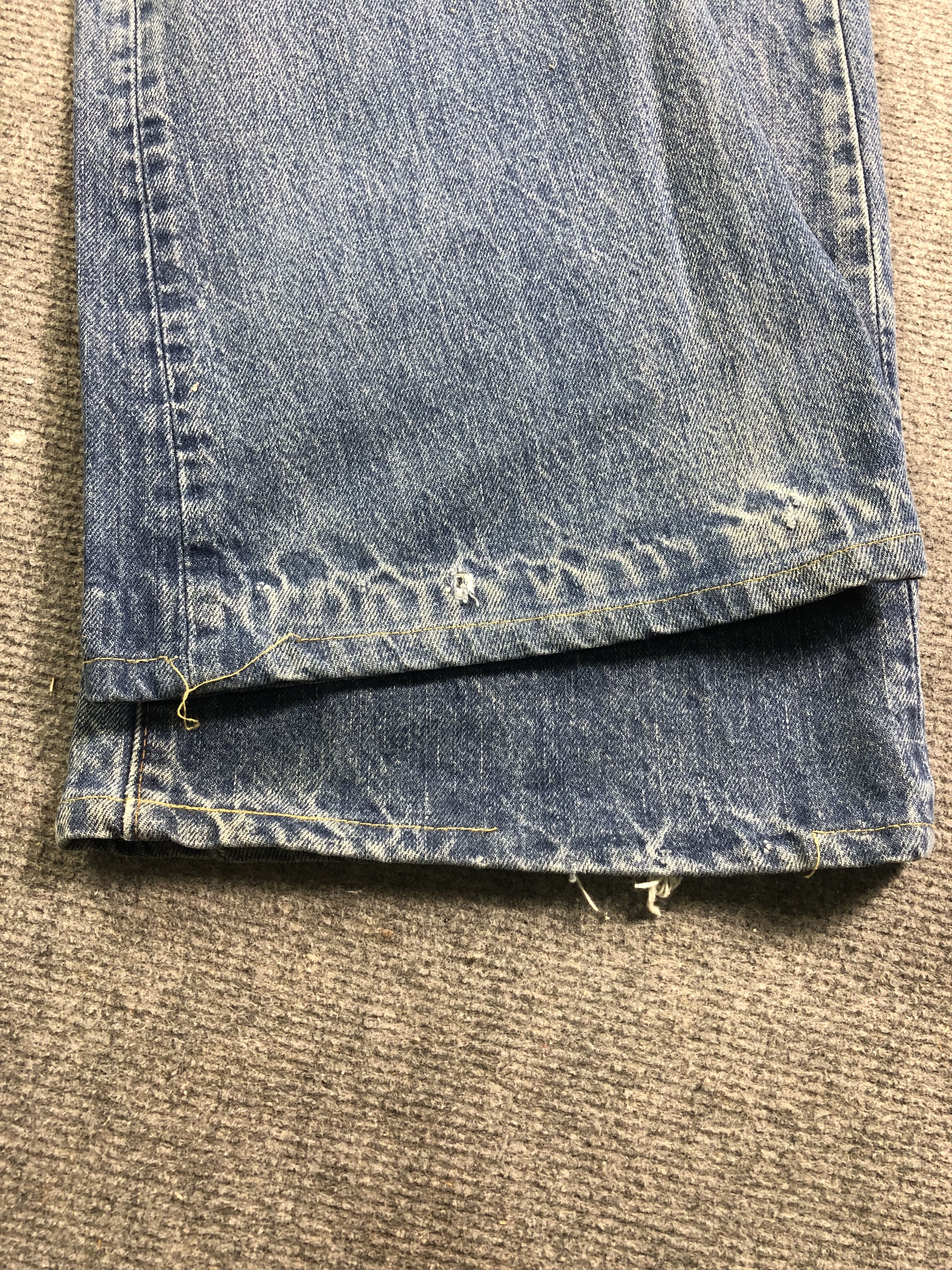 Levi's Wash Blue Vintage Levis 517 Flare Talon Zip Jeans 42x29.5 Size US 42 / EU 58 - 12 Thumbnail