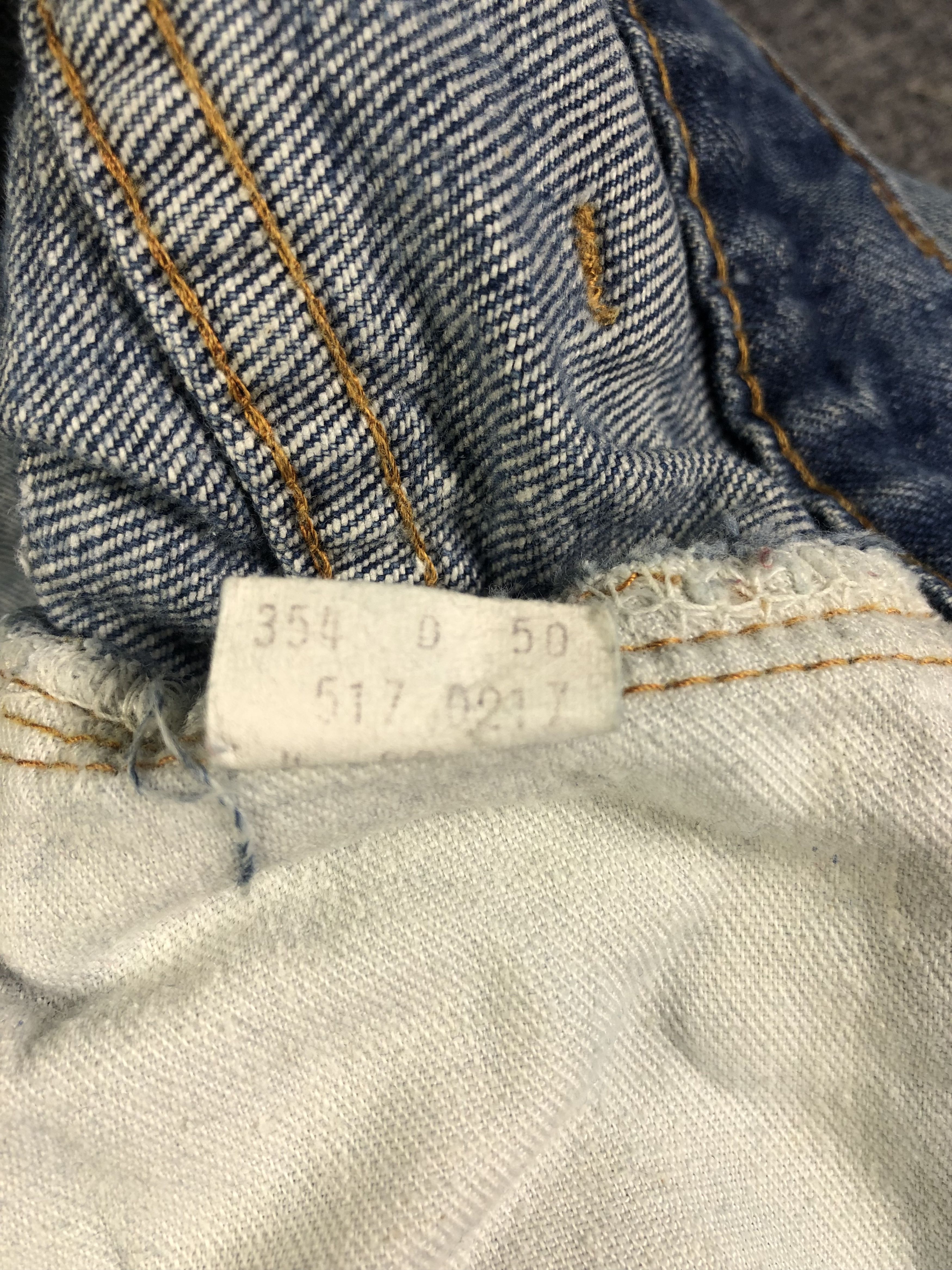 Levi's Wash Blue Vintage Levis 517 Flare Talon Zip Jeans 42x29.5 Size US 42 / EU 58 - 5 Thumbnail