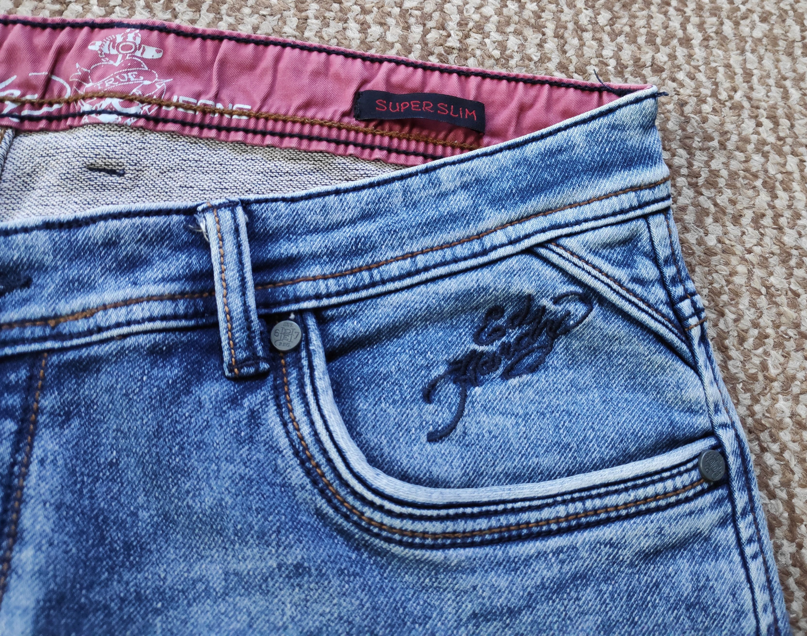 Ed Hardy Ed Hardy Stretch Slim Skinny Denim Jeans Sweatpants Size US 38 / EU 54 - 9 Thumbnail