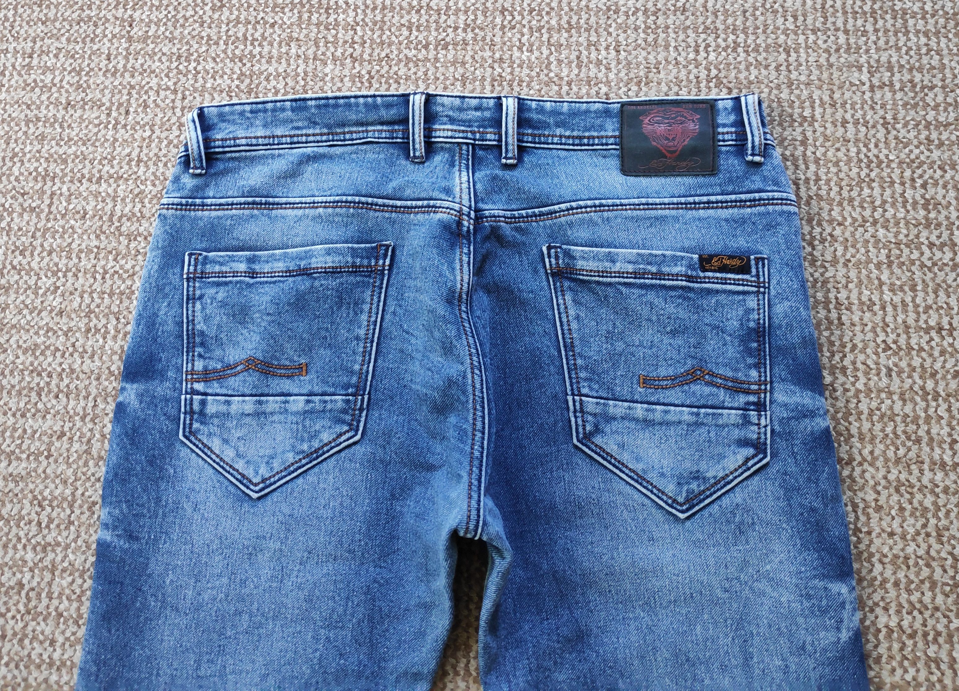Ed Hardy Ed Hardy Stretch Slim Skinny Denim Jeans Sweatpants Size US 38 / EU 54 - 4 Thumbnail
