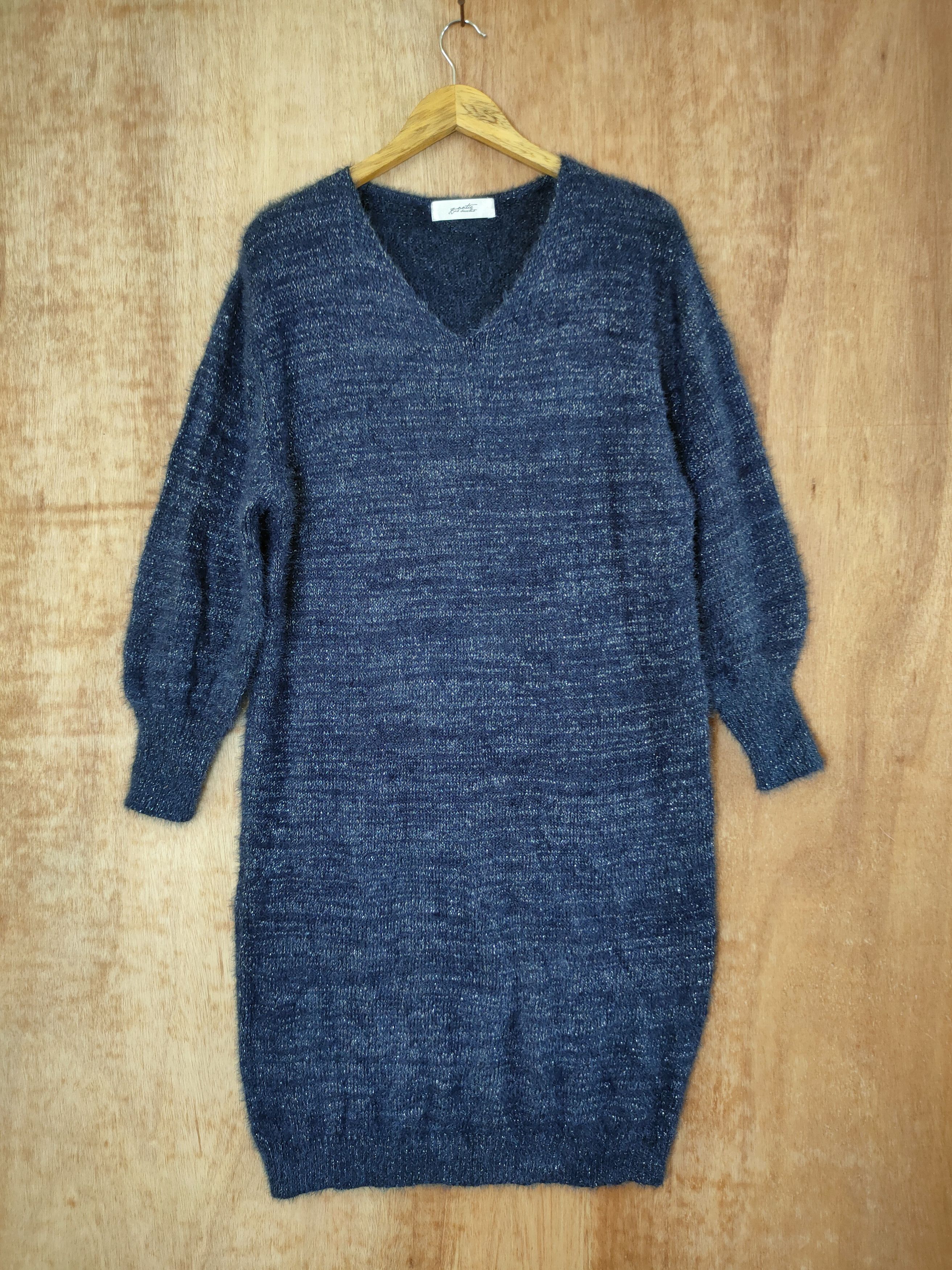 Aran Crafts DL Zootie Des Sucettes long knit shaggy fur mohair #46-496 Size M / US 6-8 / IT 42-44 - 1 Thumbnail