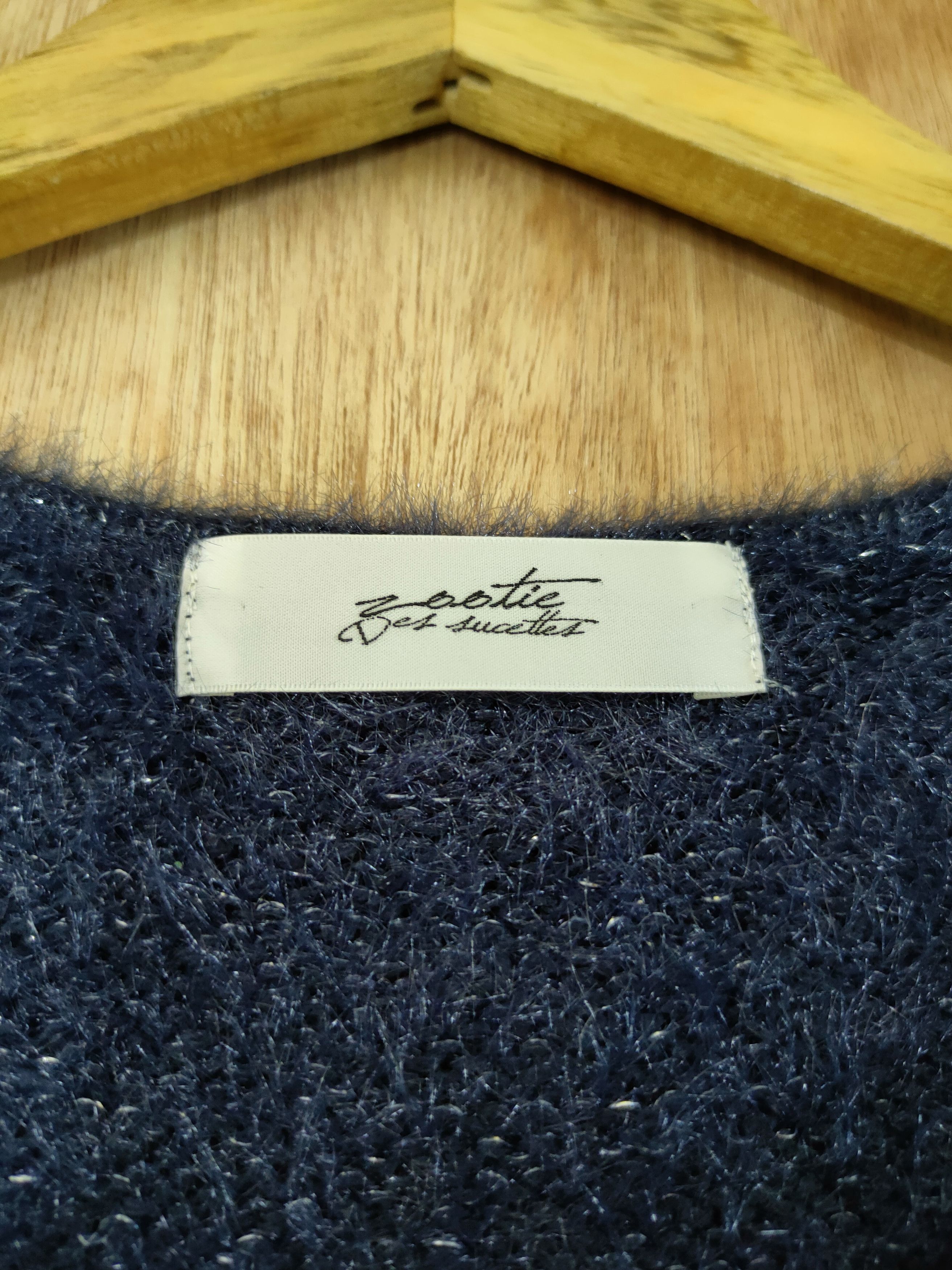 Aran Crafts DL Zootie Des Sucettes long knit shaggy fur mohair #46-496 Size M / US 6-8 / IT 42-44 - 5 Thumbnail