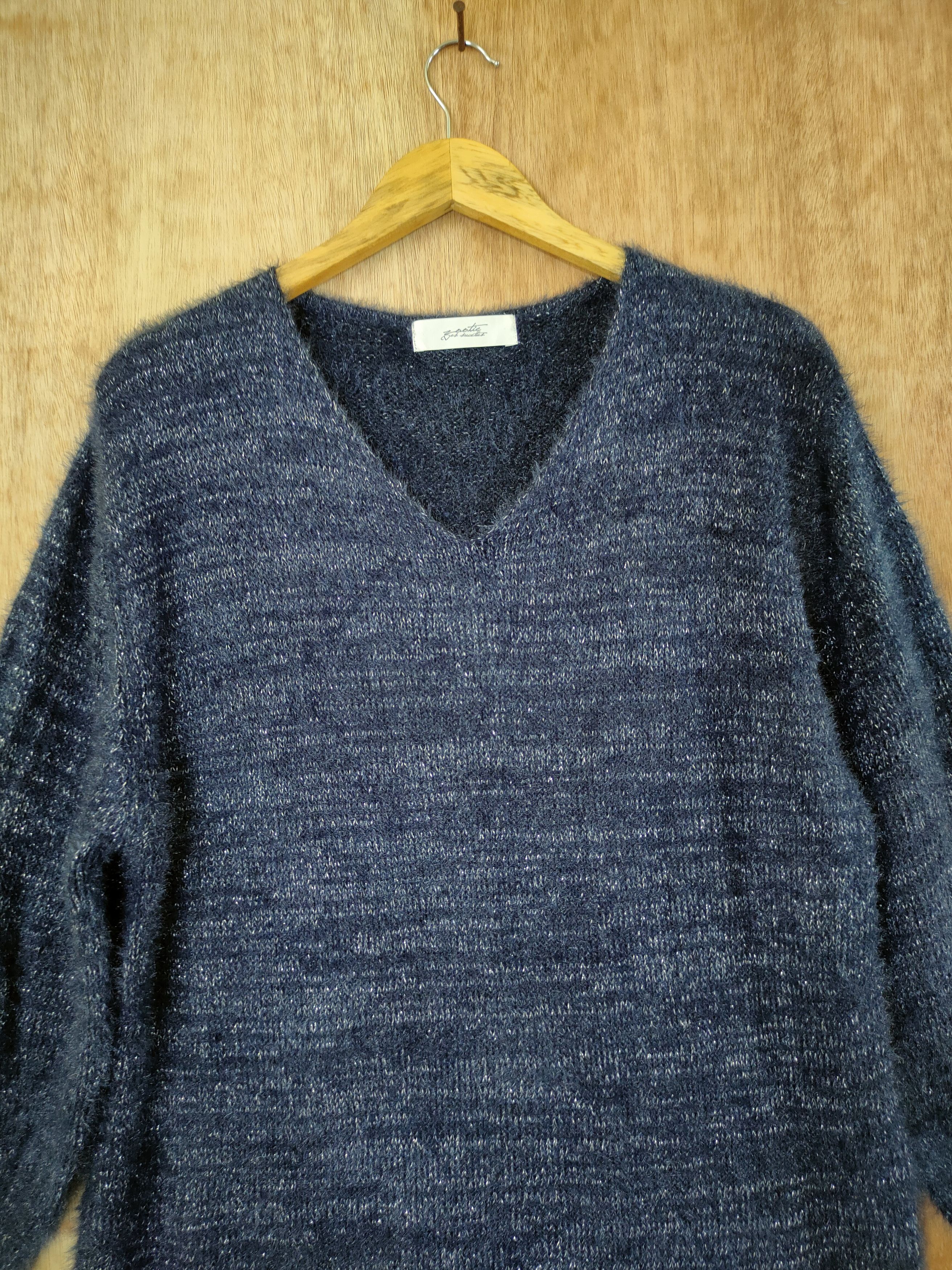 Aran Crafts DL Zootie Des Sucettes long knit shaggy fur mohair #46-496 Size M / US 6-8 / IT 42-44 - 3 Thumbnail