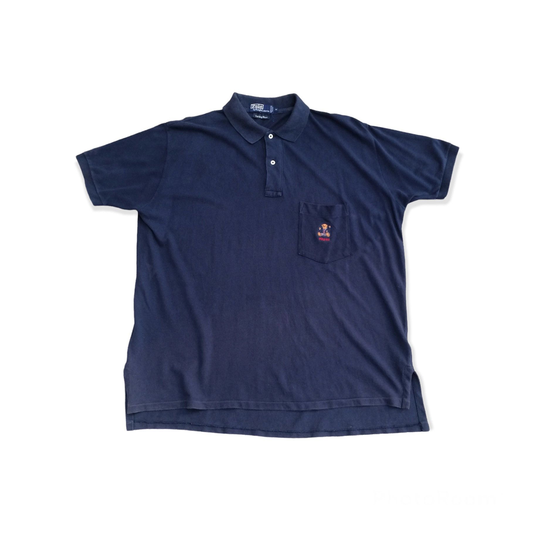 Image of Polo Ralph Lauren Vintage Polo 93 By Ralph Laurent Made In Usa Size M Fit Xxl in Blue, Men's