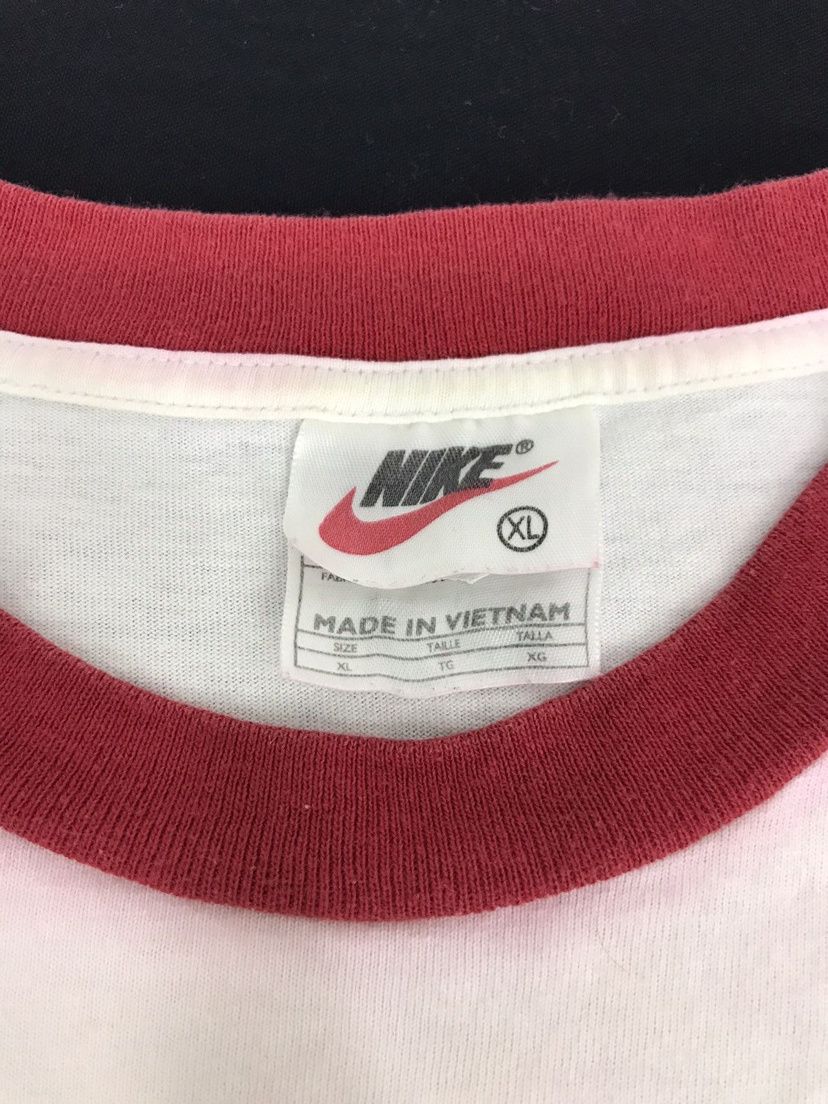 Nike Vintage Nike Swoosh Logo Spell Out Slimfits Size US XL / EU 56 / 4 - 3 Thumbnail