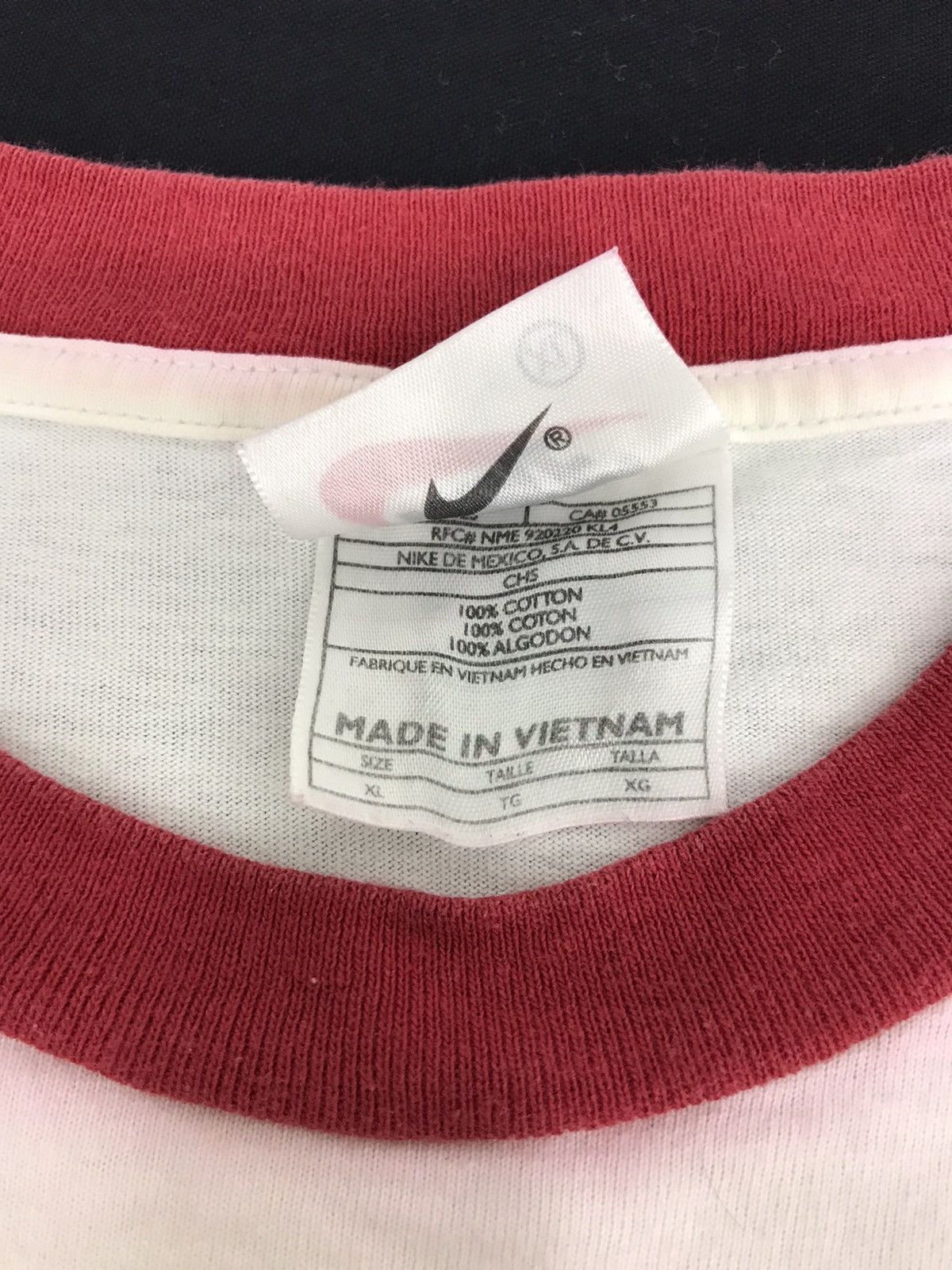 Nike Vintage Nike Swoosh Logo Spell Out Slimfits Size US XL / EU 56 / 4 - 4 Thumbnail