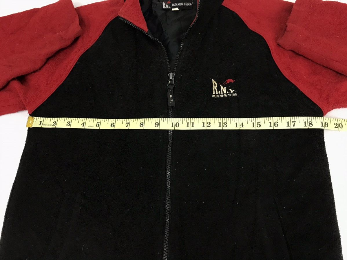 Japanese Brand Vintage R.N.Y Run New York Fleece Quilted Inner Sweatshirt Size M / US 6-8 / IT 42-44 - 7 Thumbnail