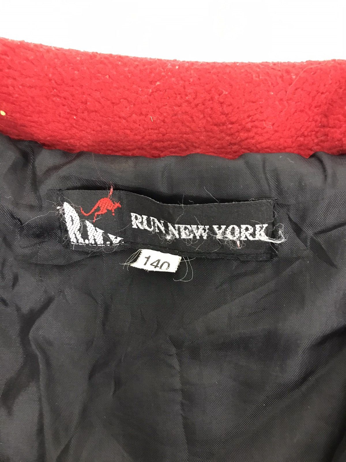 Japanese Brand Vintage R.N.Y Run New York Fleece Quilted Inner Sweatshirt Size M / US 6-8 / IT 42-44 - 4 Thumbnail