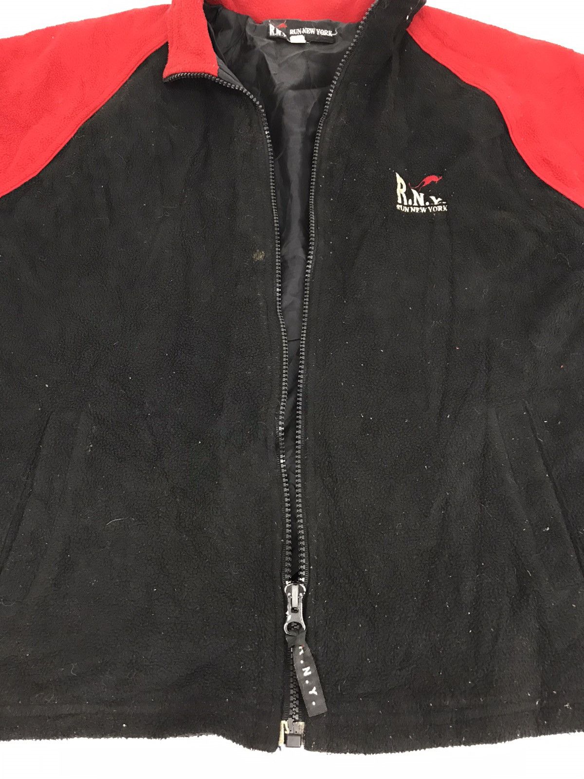 Japanese Brand Vintage R.N.Y Run New York Fleece Quilted Inner Sweatshirt Size M / US 6-8 / IT 42-44 - 5 Thumbnail