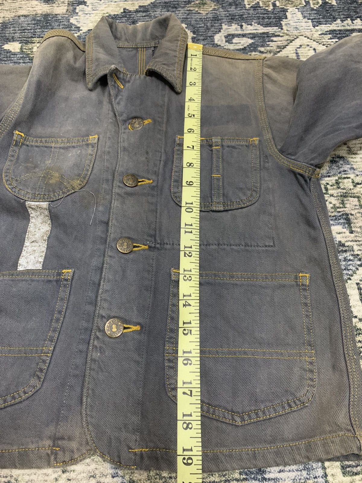 Hysteric Glamour Distressed Hysteric Mini KIDS Chore Jacket Size US XXS / EU 40 - 11 Thumbnail