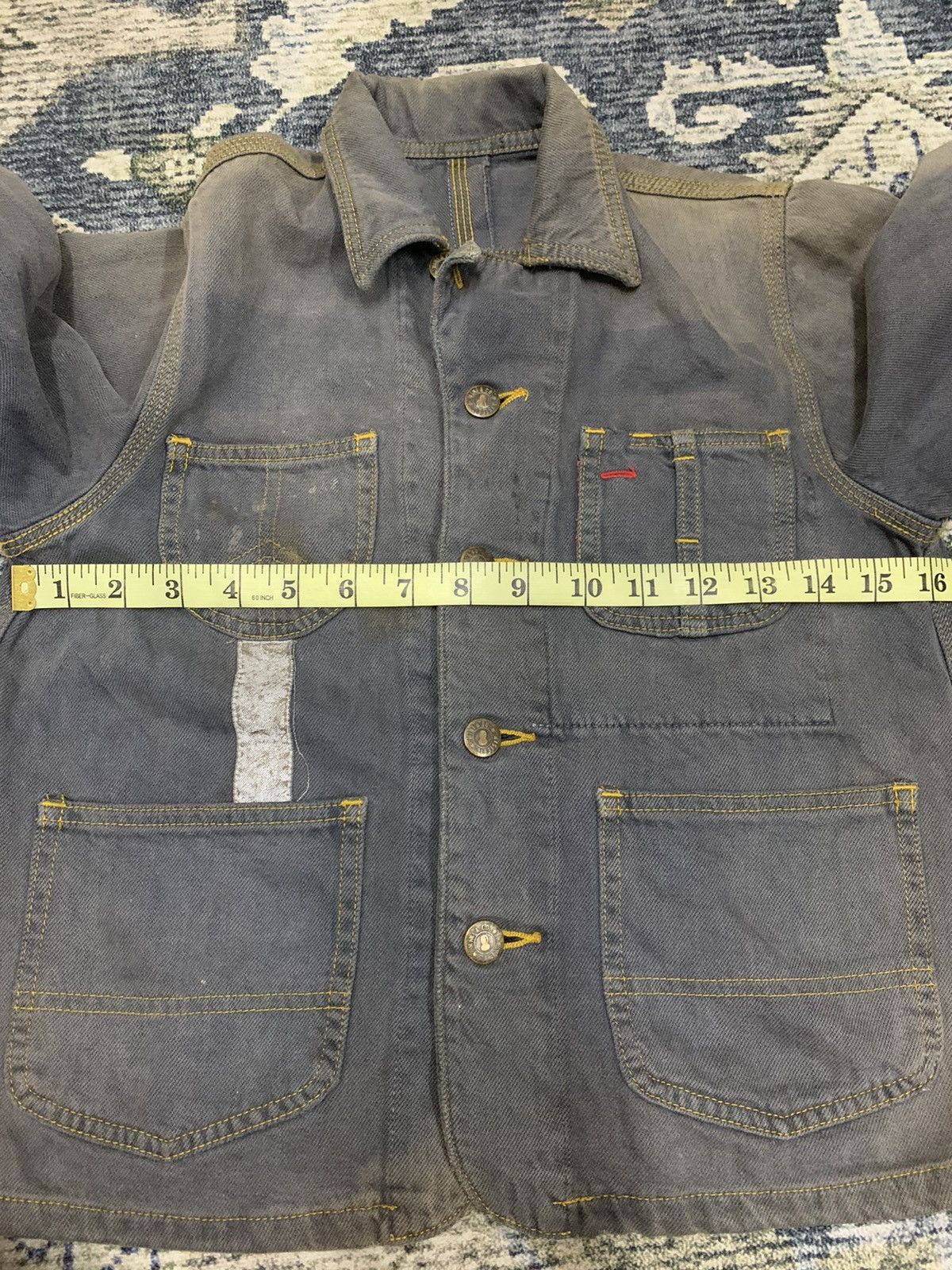 Hysteric Glamour Distressed Hysteric Mini KIDS Chore Jacket Size US XXS / EU 40 - 10 Thumbnail