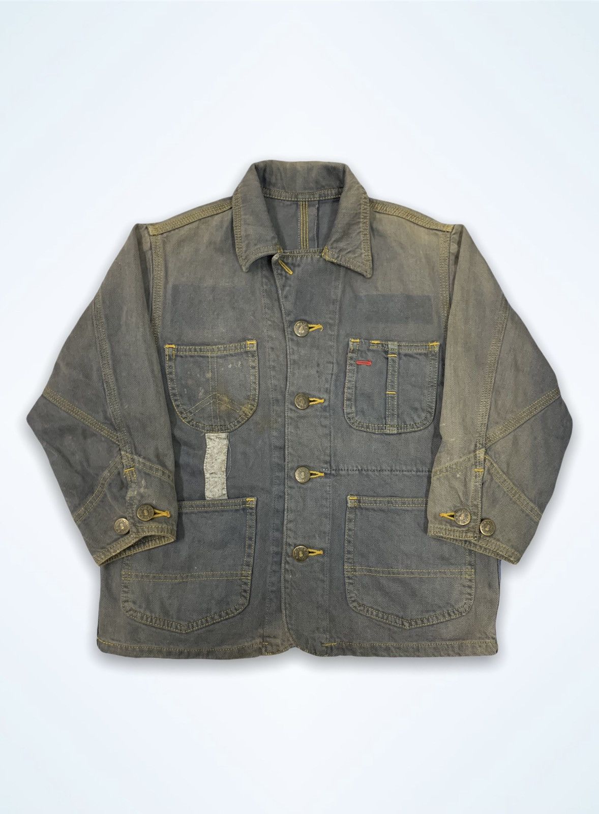Hysteric Glamour Distressed Hysteric Mini KIDS Chore Jacket Size US XXS / EU 40 - 2 Thumbnail