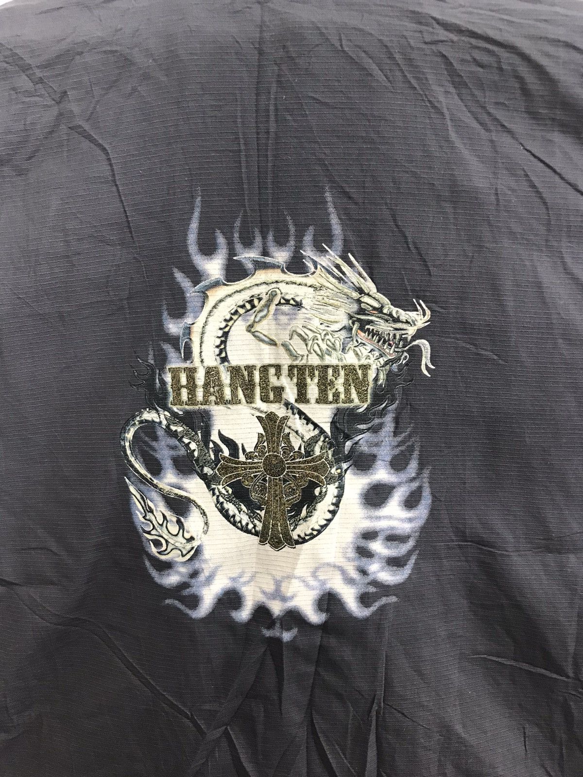 Hang Ten Rare Kimono Noragi Jinbei Japanese Skull H817 Hang Ten Size US M / EU 48-50 / 2 - 3 Thumbnail