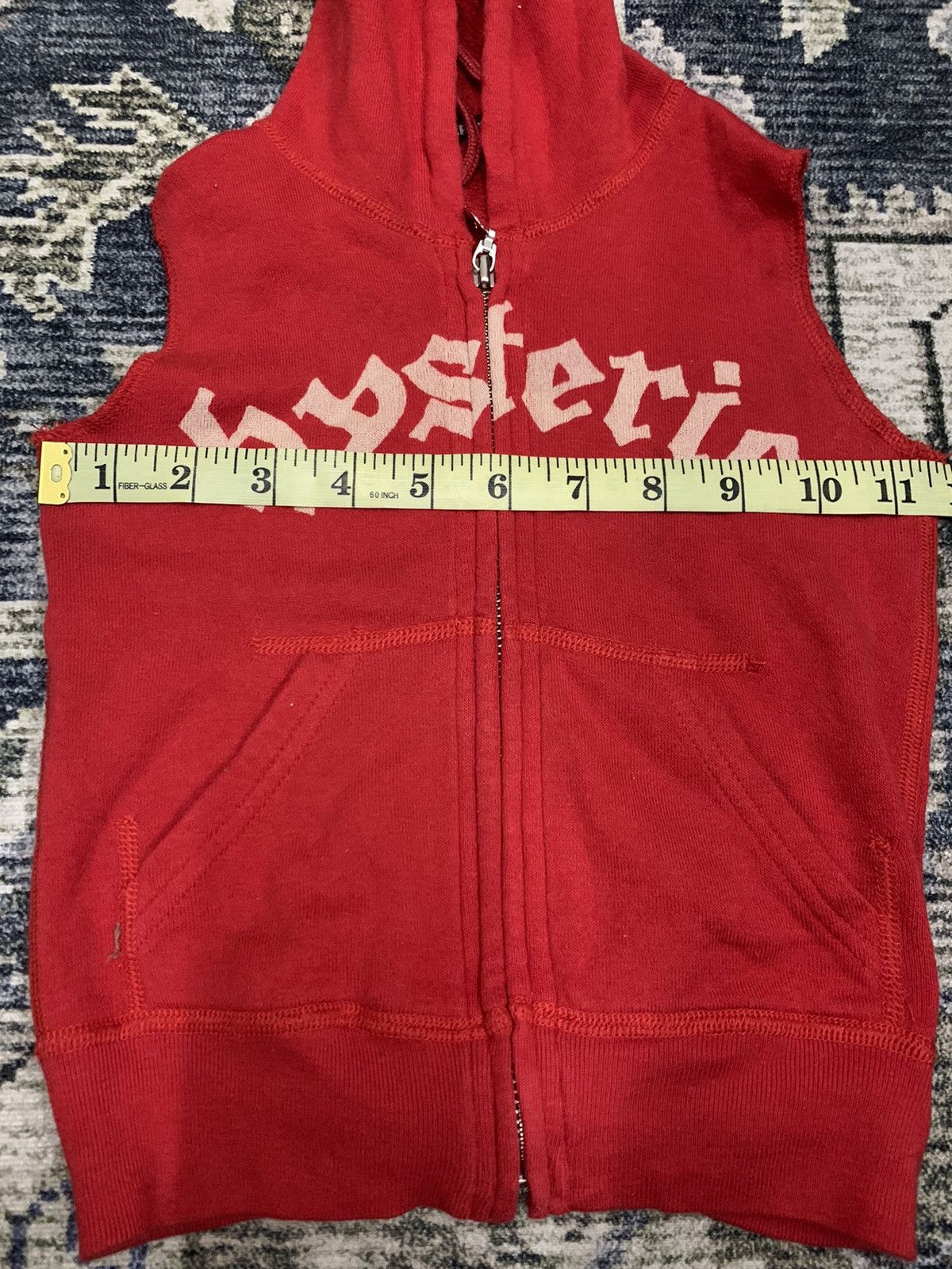 Hysteric Glamour Hysteric Mini for BABIES Thin Hoodie Zipper Sleeveless Size US XXS / EU 40 - 4 Thumbnail