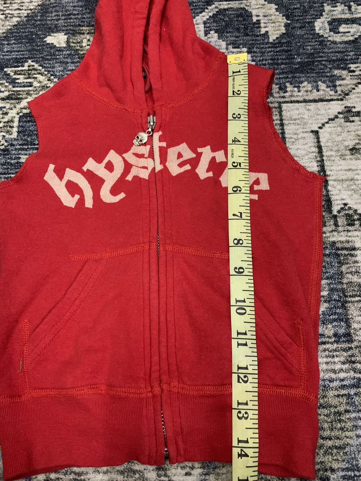 Hysteric Glamour Hysteric Mini for BABIES Thin Hoodie Zipper Sleeveless Size US XXS / EU 40 - 6 Thumbnail