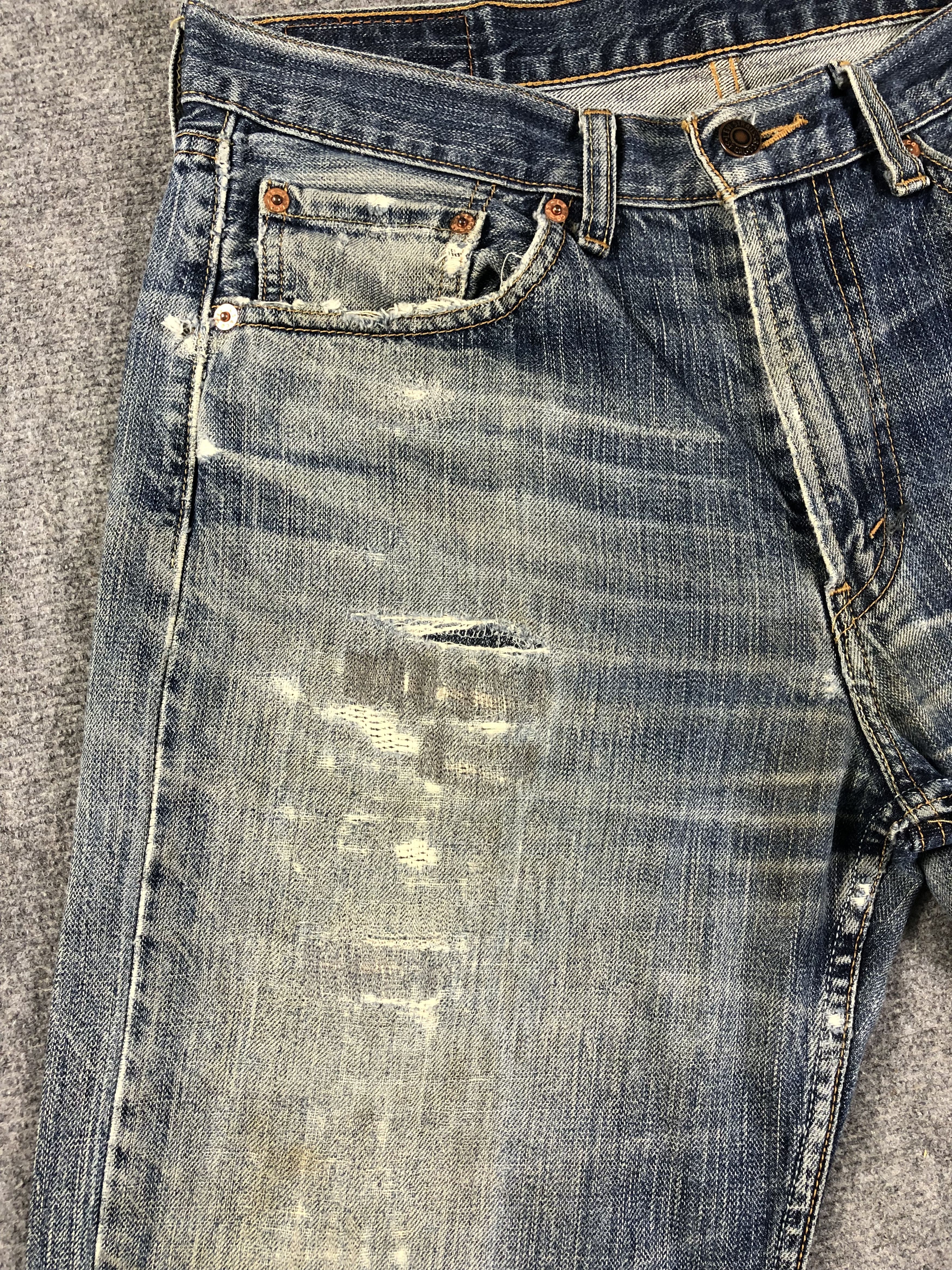 Levi's Levis Distressed Jeans 34x28.5 Size US 34 / EU 50 - 9 Thumbnail