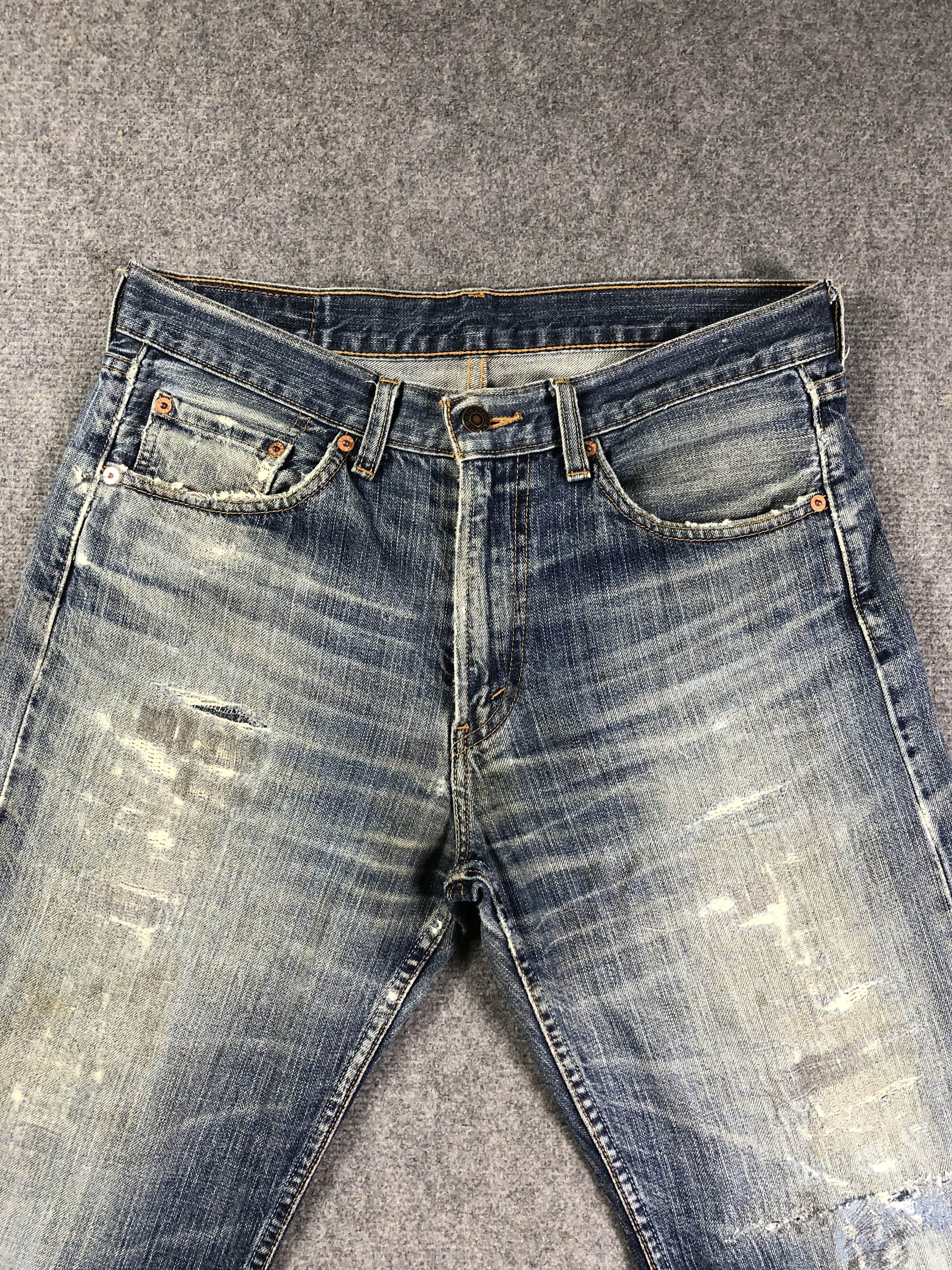 Levi's Levis Distressed Jeans 34x28.5 Size US 34 / EU 50 - 2 Thumbnail