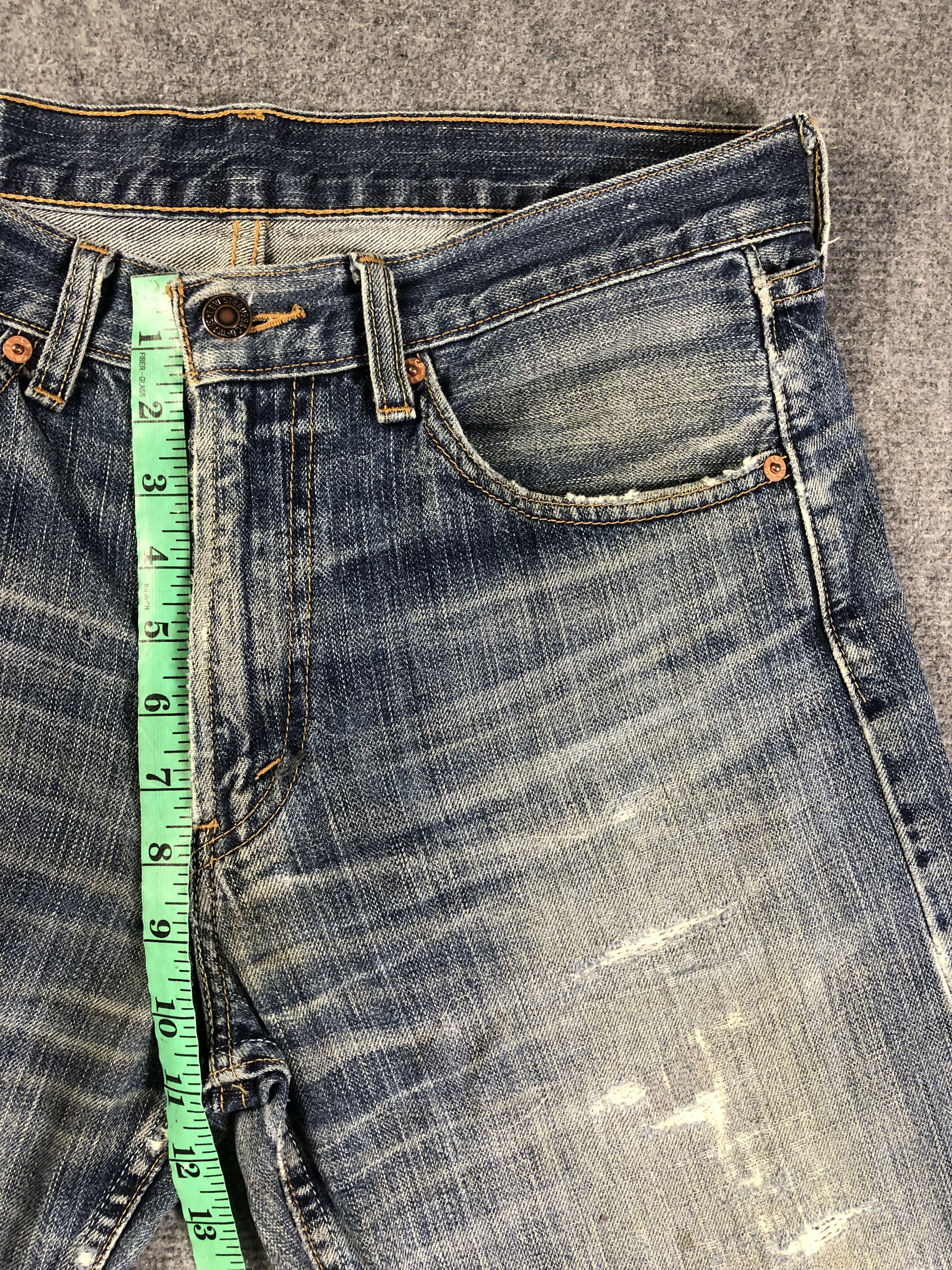 Levi's Levis Distressed Jeans 34x28.5 Size US 34 / EU 50 - 8 Thumbnail