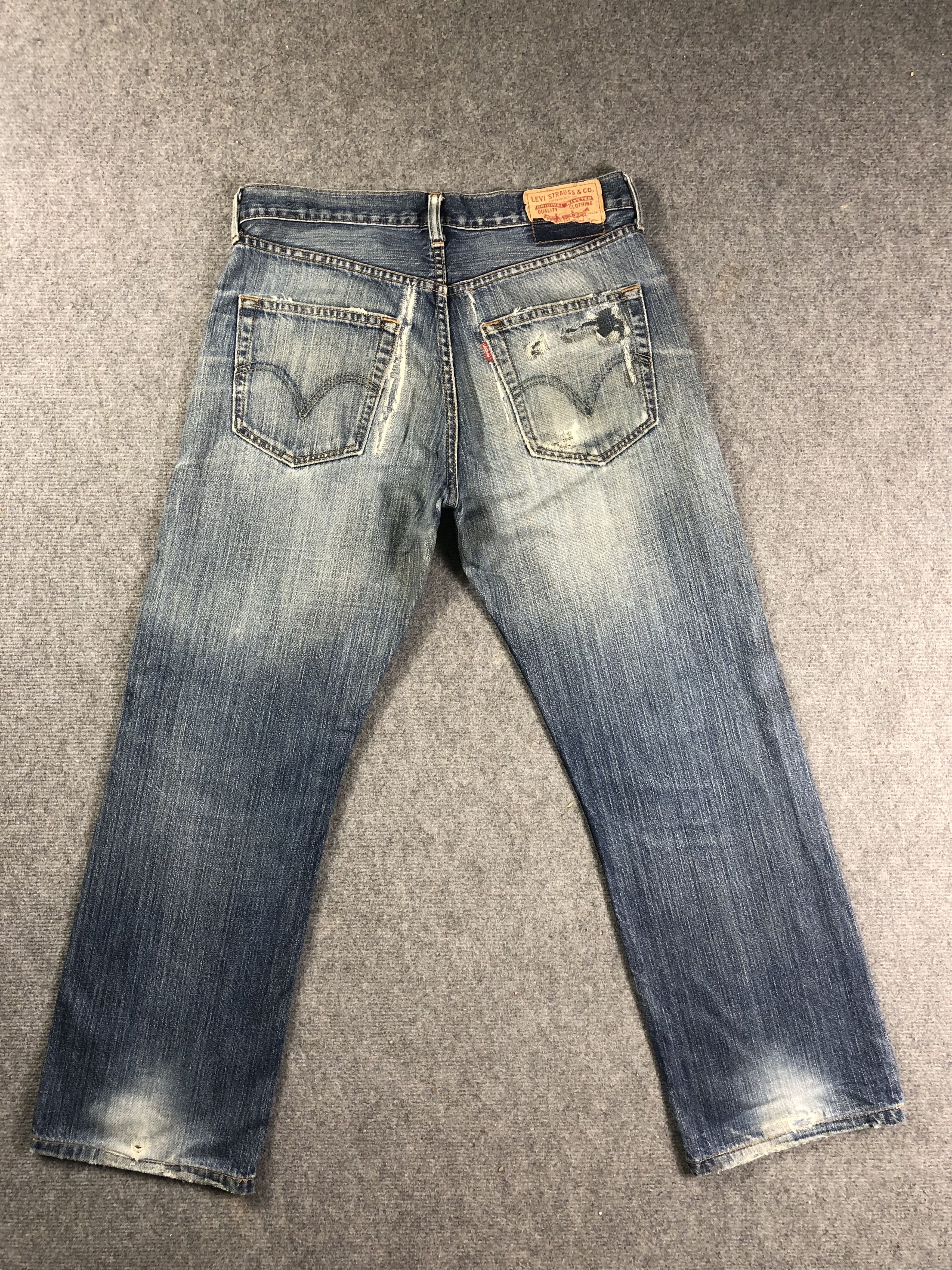 Levi's Levis Distressed Jeans 34x28.5 Size US 34 / EU 50 - 16 Thumbnail