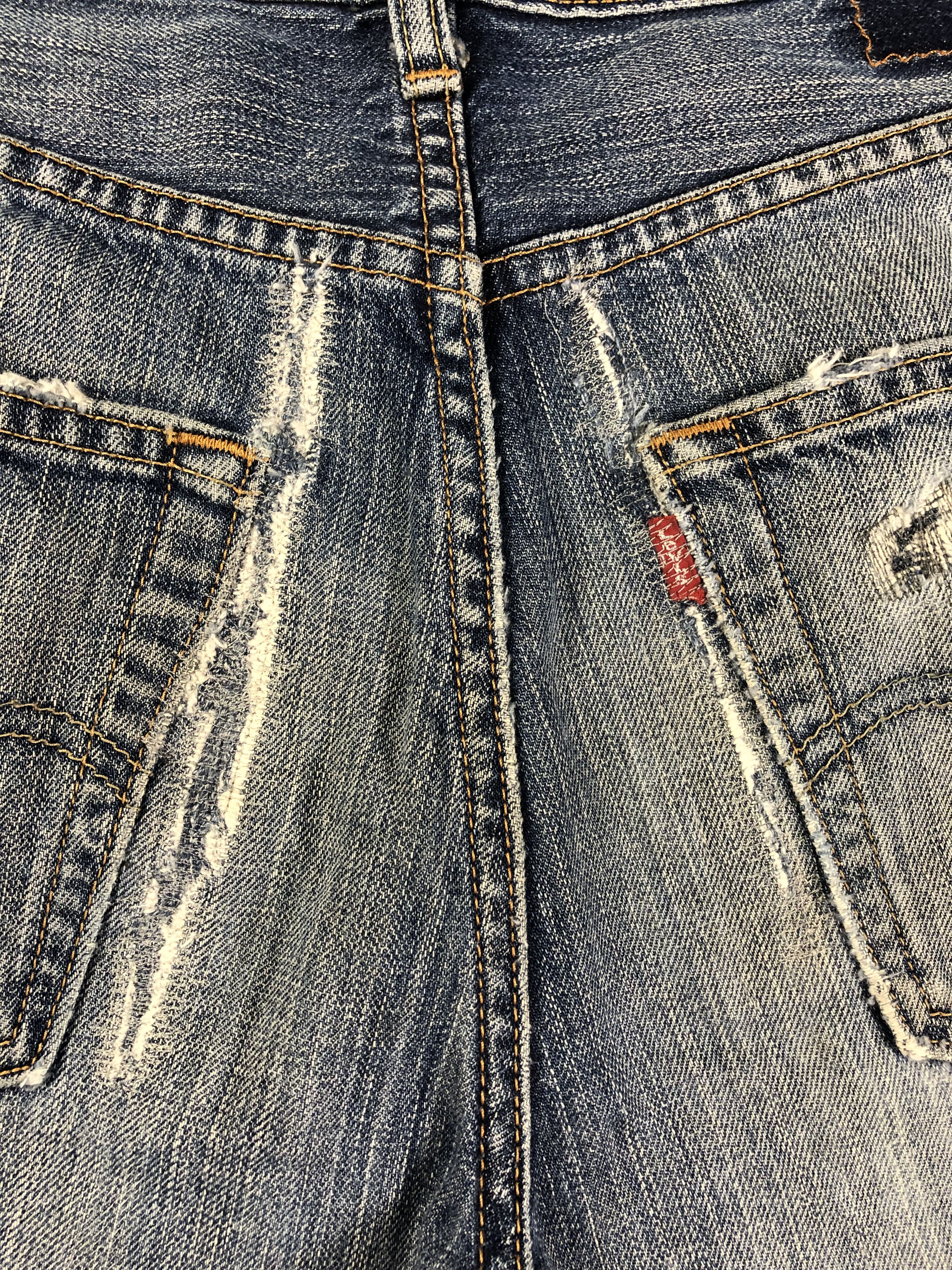 Levi's Levis Distressed Jeans 34x28.5 Size US 34 / EU 50 - 12 Thumbnail