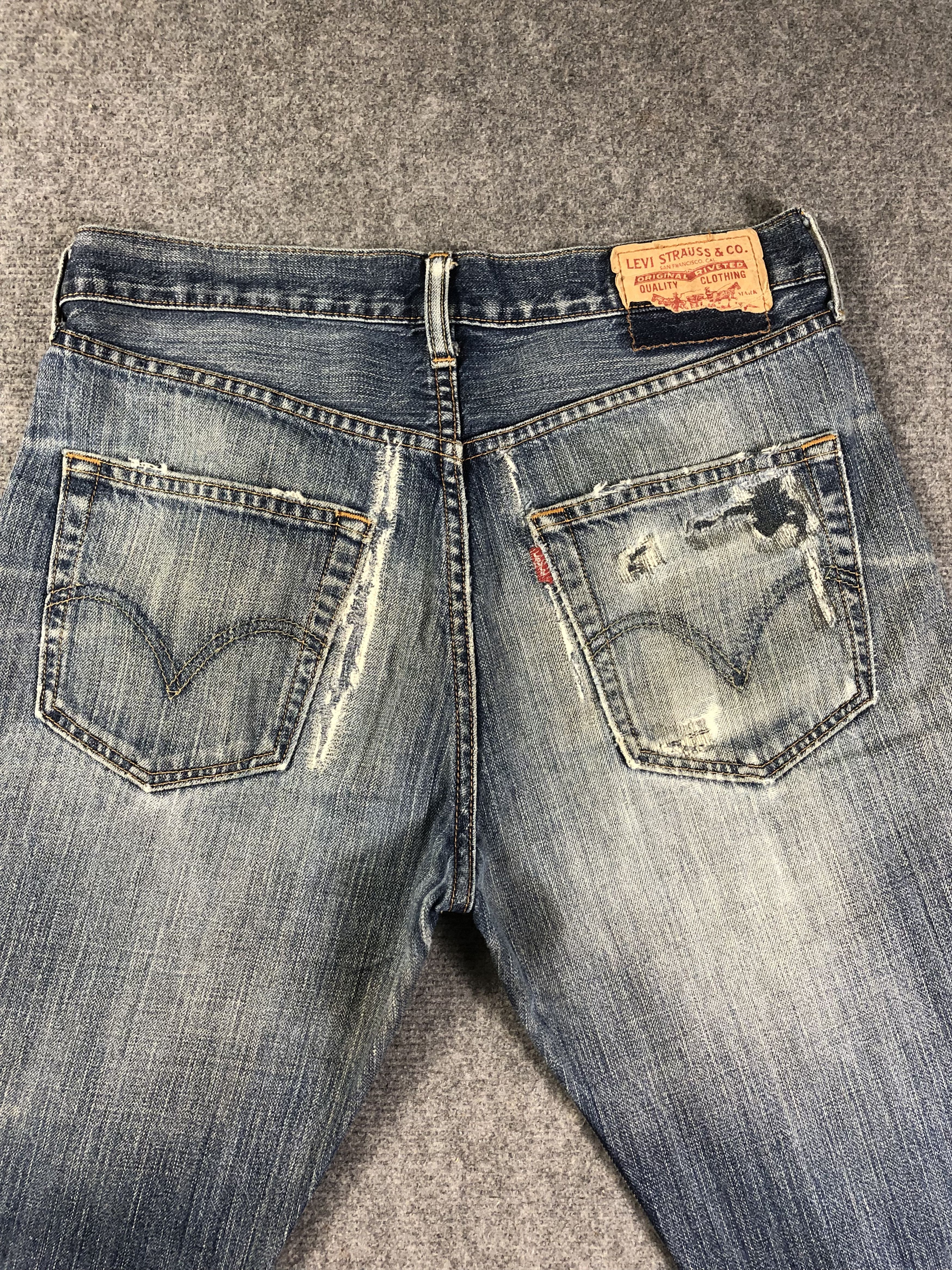 Levi's Levis Distressed Jeans 34x28.5 Size US 34 / EU 50 - 11 Thumbnail