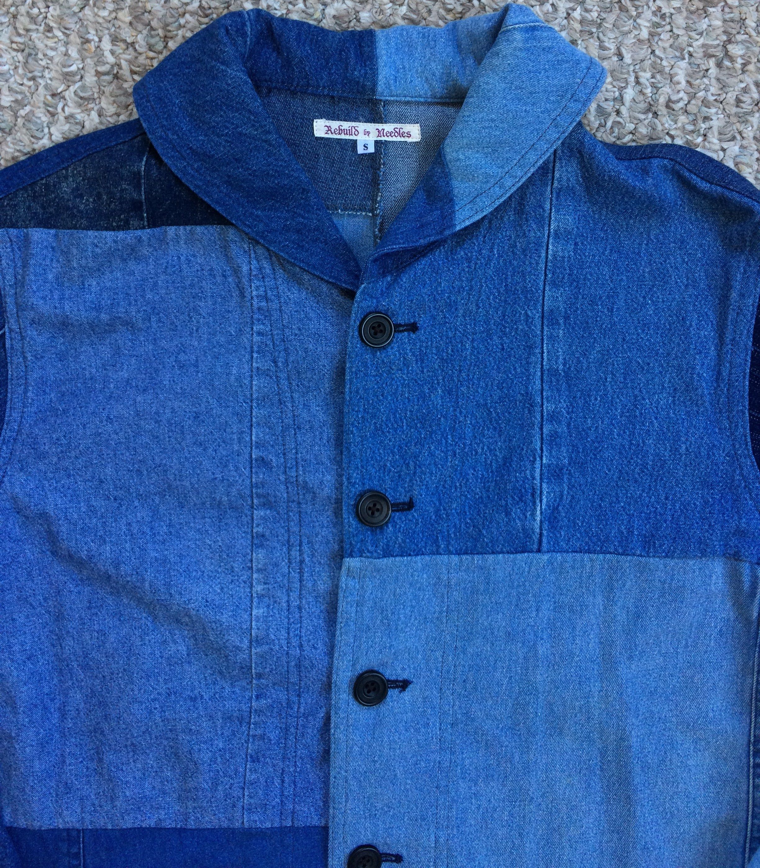 Needles Rebuild by Needles Denim Coat Size US S / EU 44-46 / 1 - 2 Thumbnail