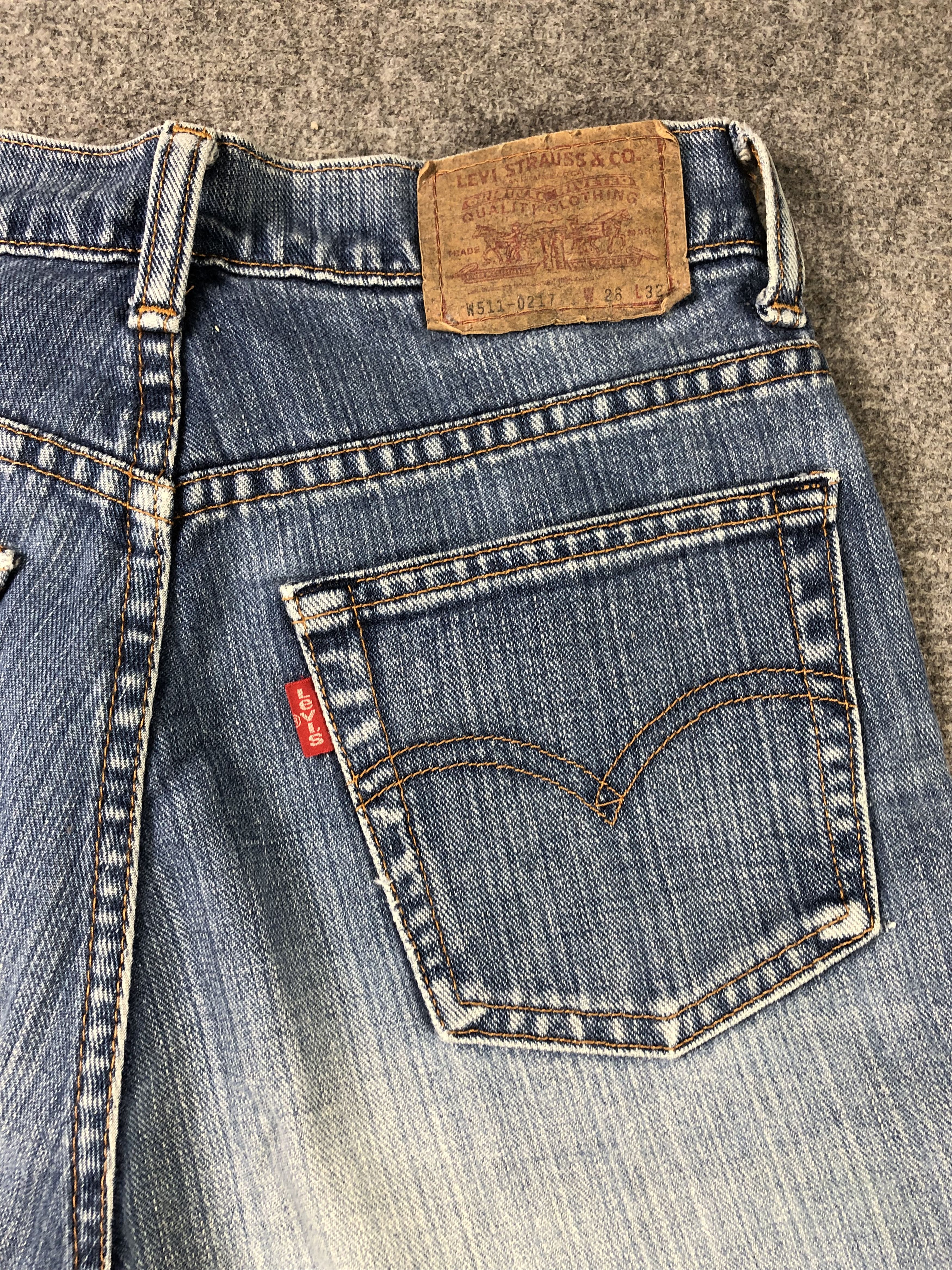 Levi's Faded Blue Levis 511 Denim Jeans 26x29 Size US 26 / EU 42 - 10 Thumbnail