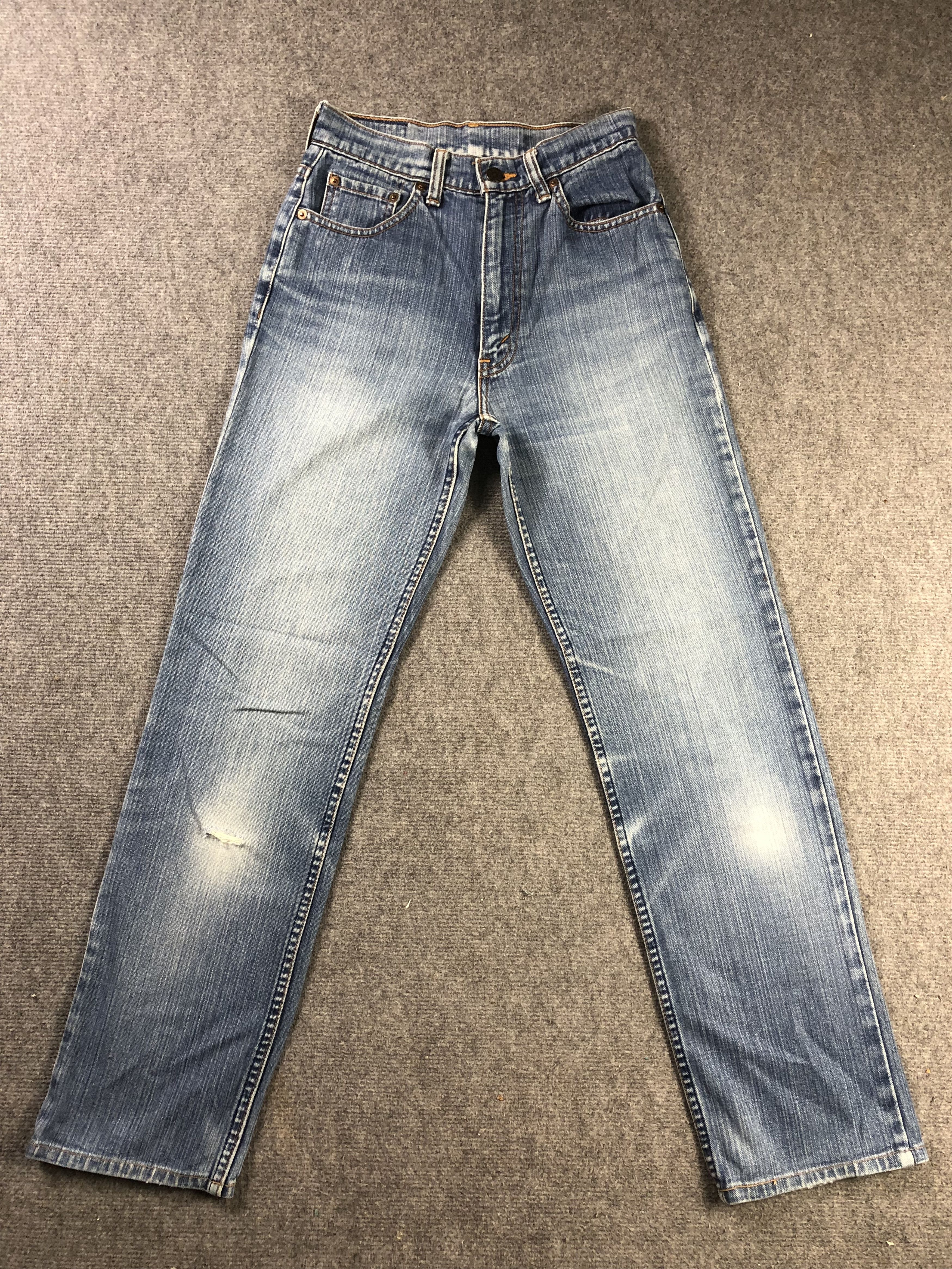 image of Faded Blue Levis 511 Denim Jeans 26X29 in Blue Wash, Men's