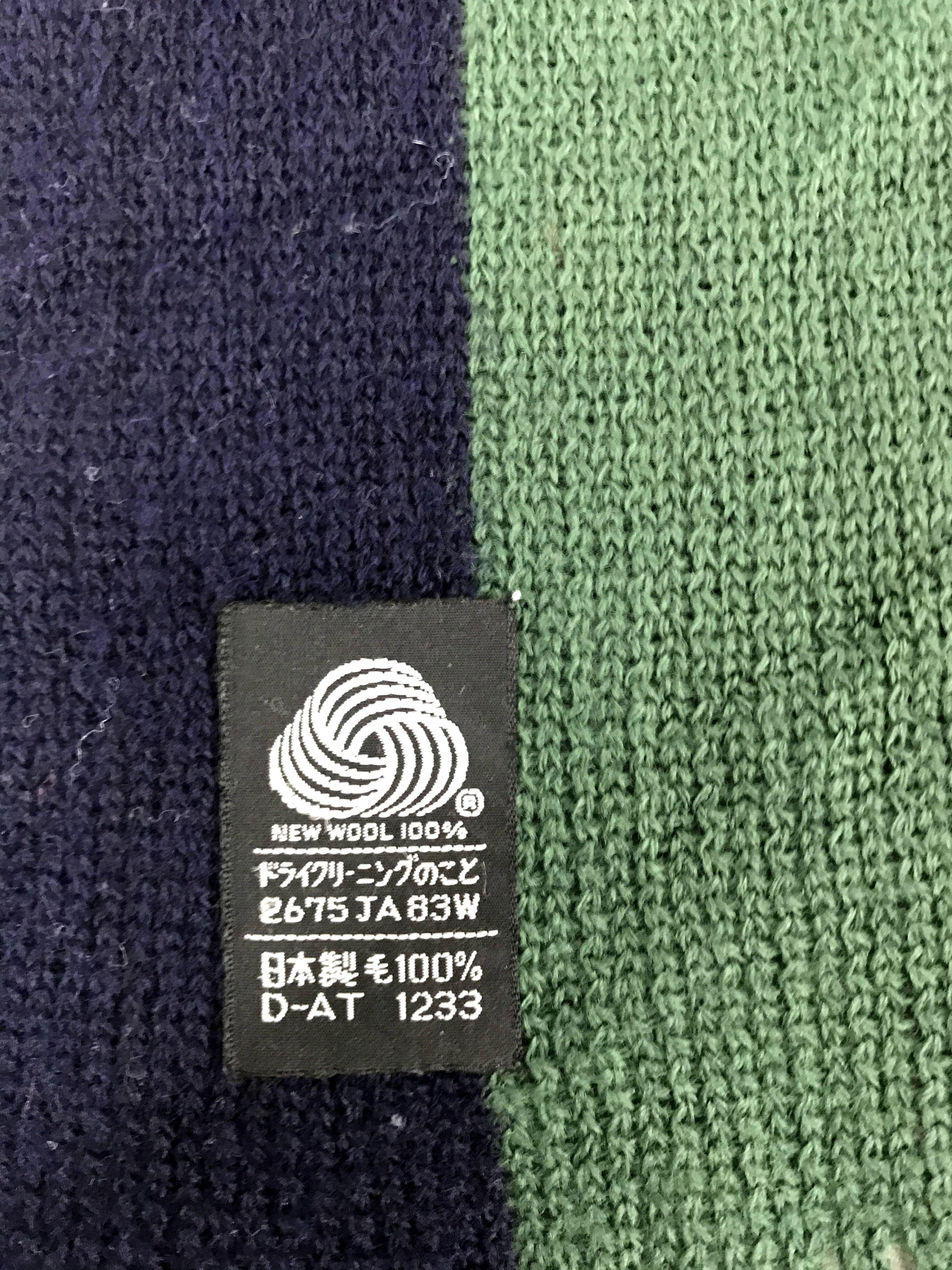 United Colors Of Benetton United Colors of Benetton Ucb Multi Colour Striped Wool Size ONE SIZE - 2 Thumbnail