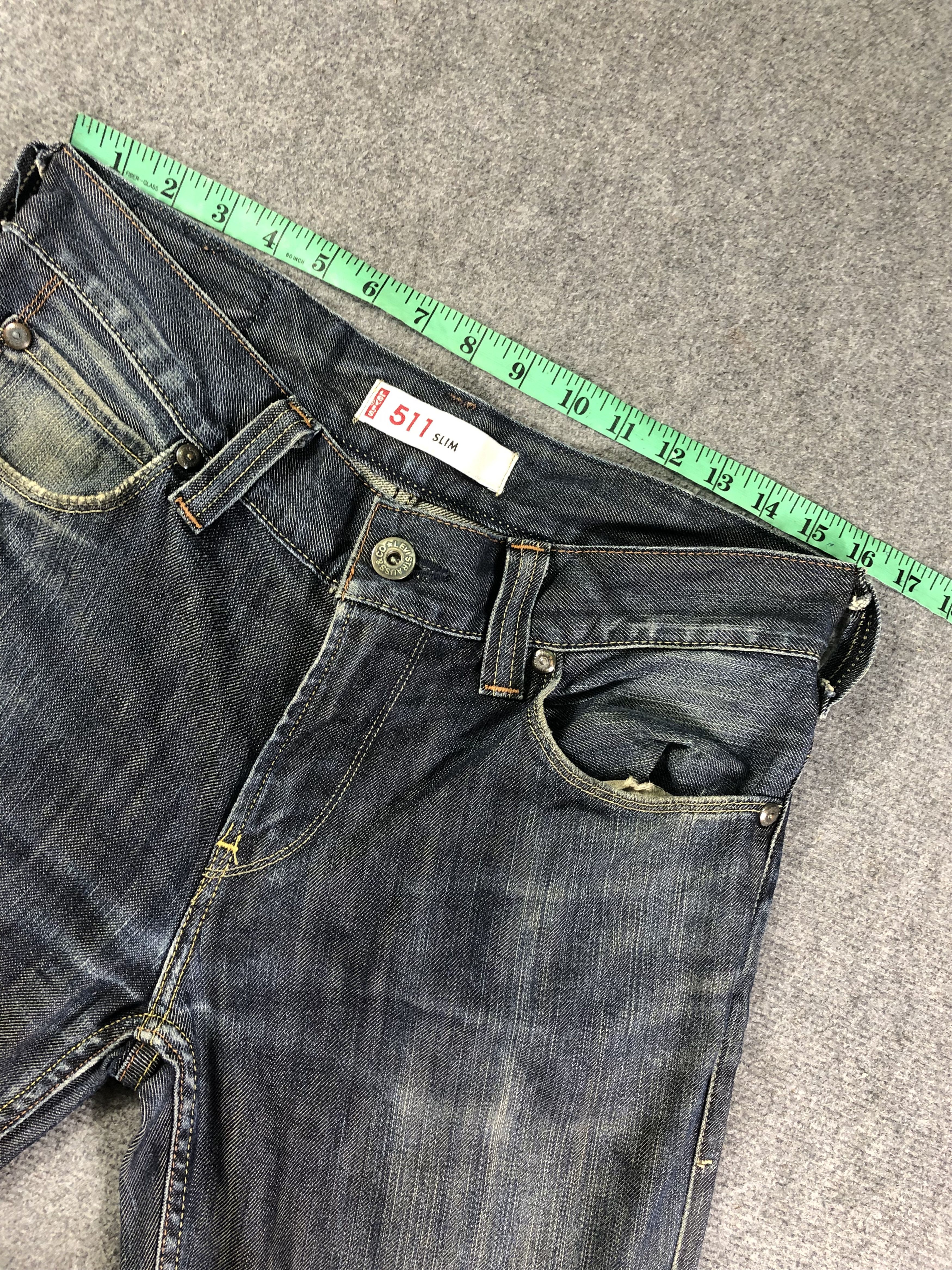 Levi's Levis 511 Slim Denim Jeans 34x30 Size US 34 / EU 50 - 7 Thumbnail